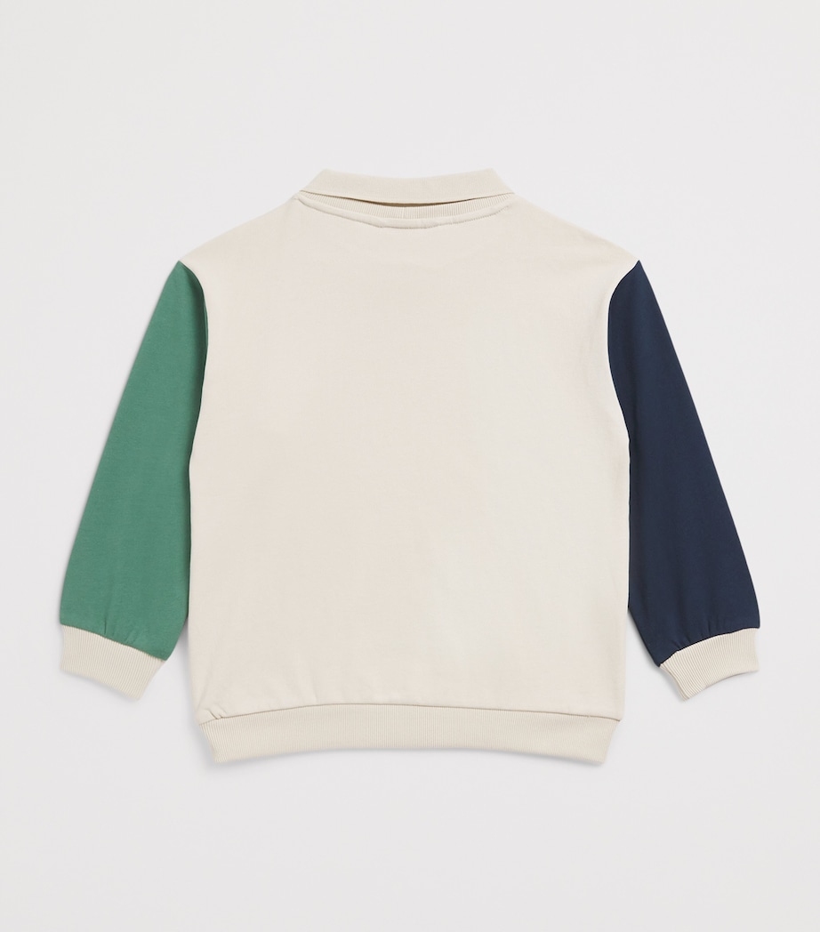 KONGES SLOJD Organic Cotton Polo Sweater (9 Months-12 Years) Multi Color Image 2