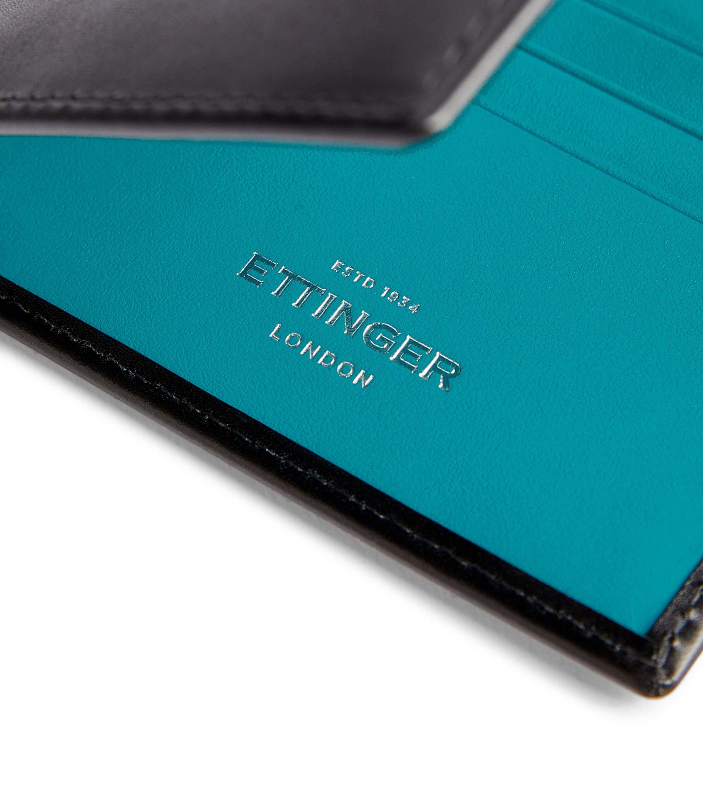 Ettinger 6-Slot Sterling Bifold Wallet Turquoise Image 4