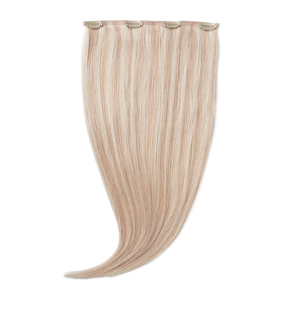 Beauty Works x Huda BARELY THERE Mix & Match Volumiser Clip-In Hair Extensions (18") CHAMPAGNE BLONDE Image 1