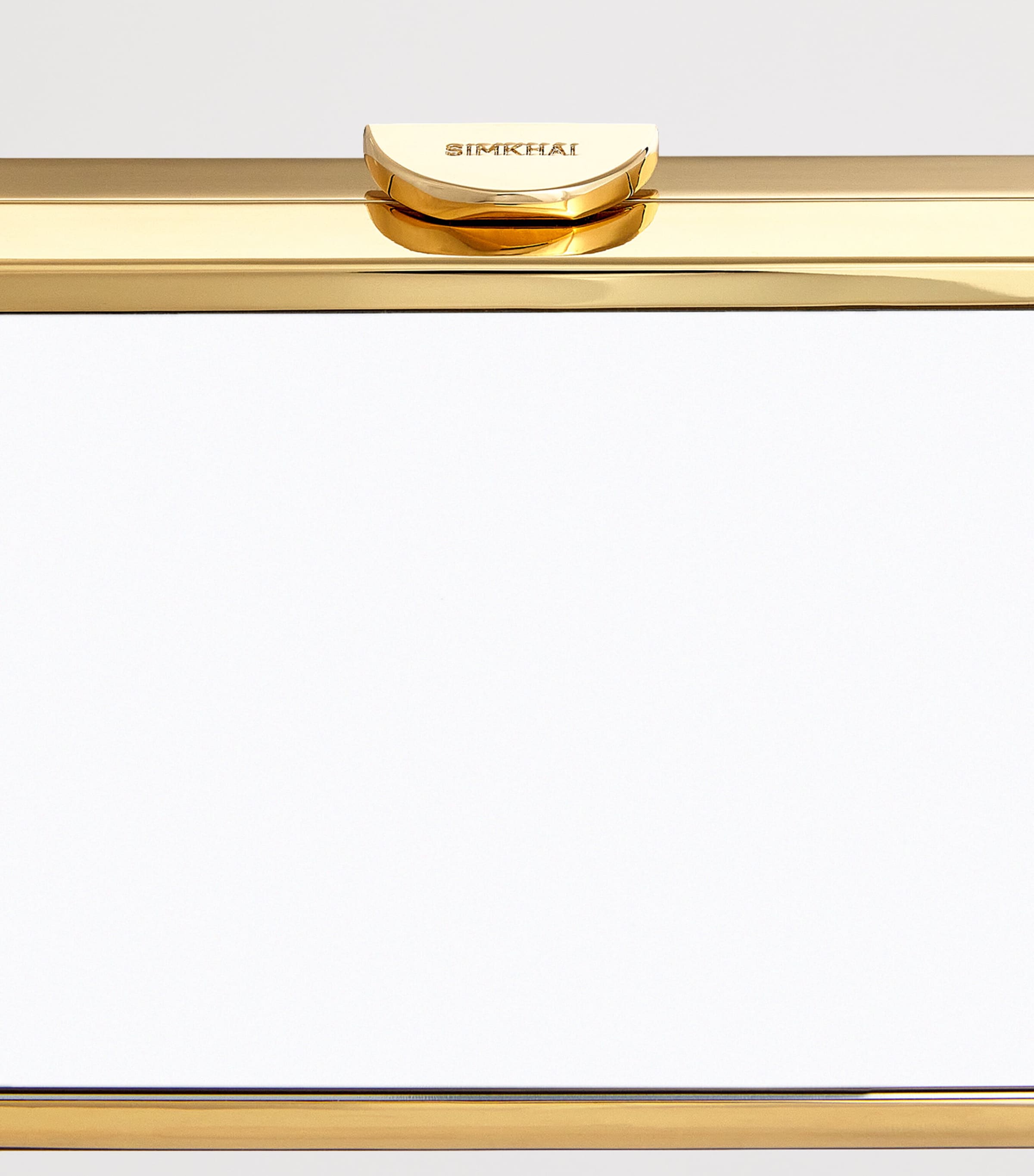 Mirrored Maddox Clutch Bag GOLD Image 6