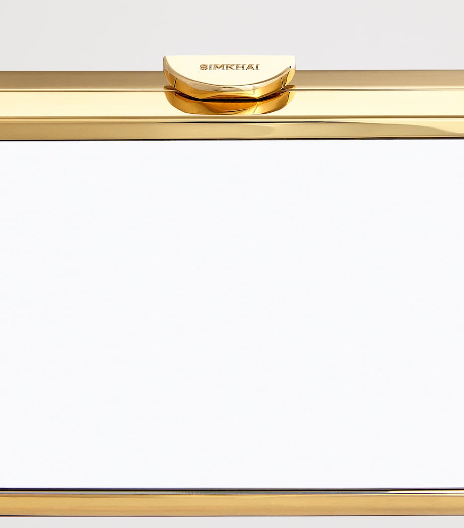 Mirrored Maddox Clutch Bag GOLD Image 6