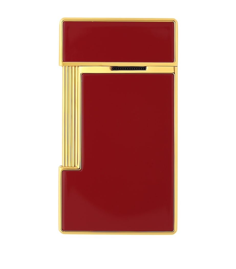 Lacquered Slimmy Lighter RED & GOLD Image 3
