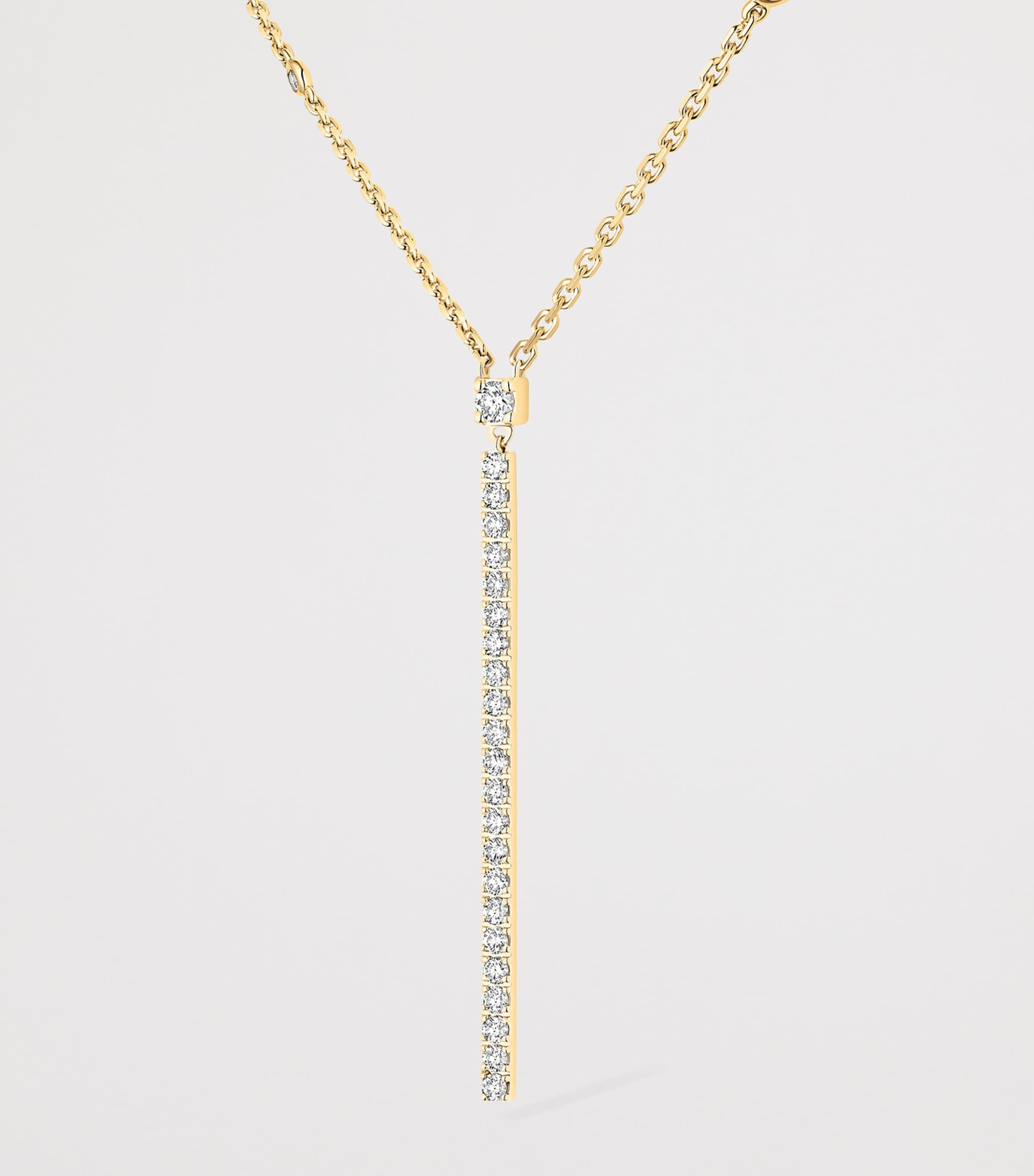 Messika Gatsby Yellow Gold and Diamond Necklace (0.38ct) Yellow Gold Image 3