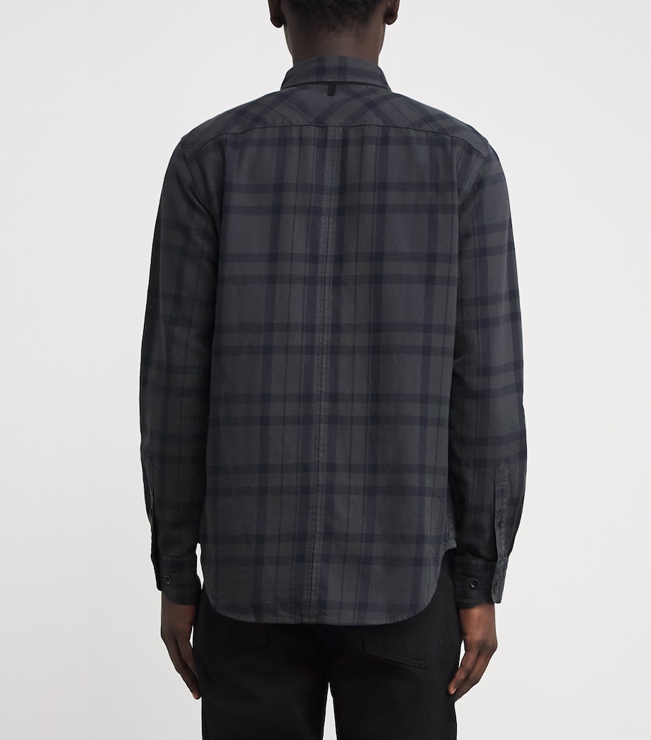 Cotton Check Shirt OMBRE Image 4