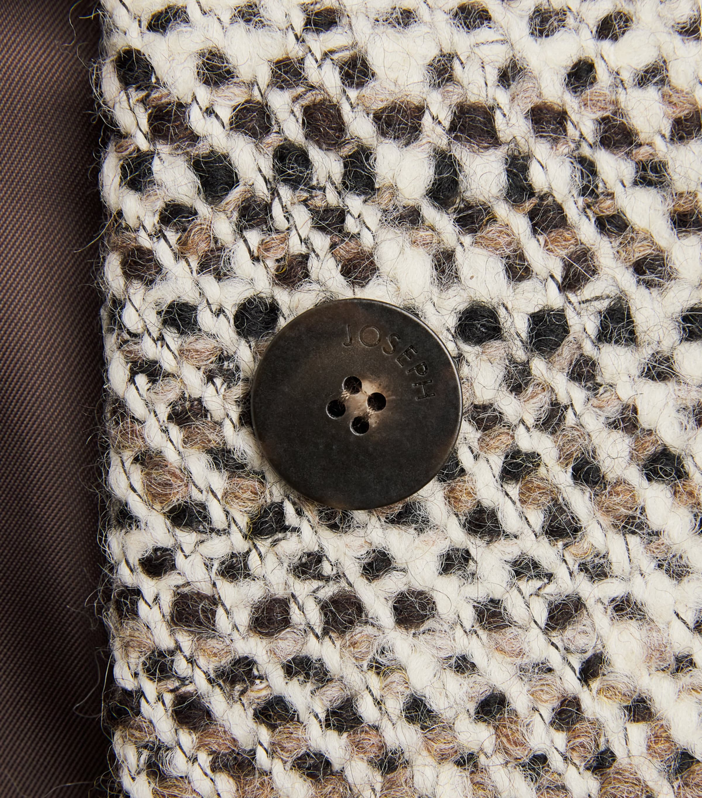 Virgin Wool-Blend Geroux Jacket COCOA COMBO Image 5