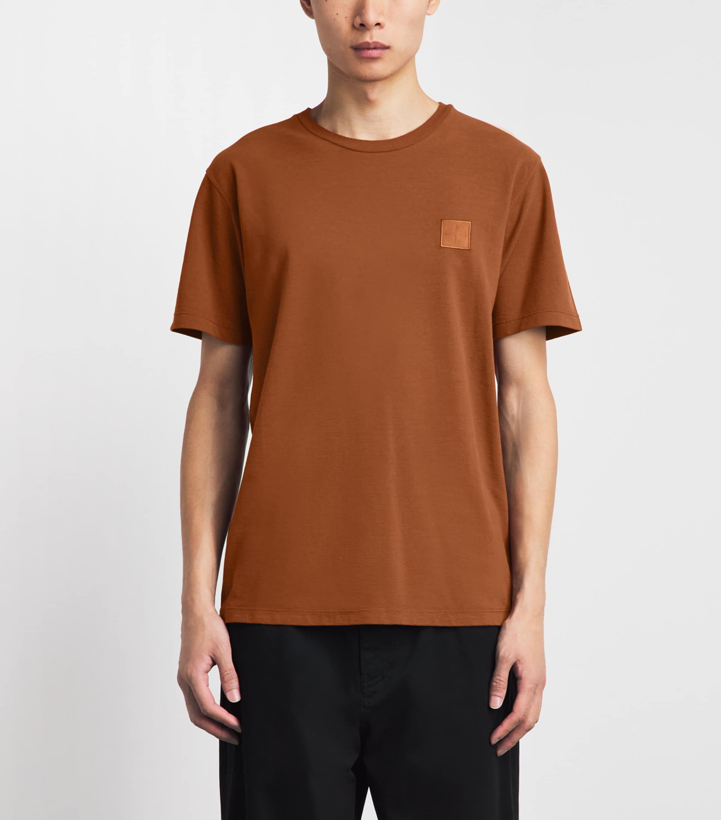 Stone Island Mens GHOST PIECE Logo T-Shirt Image 4