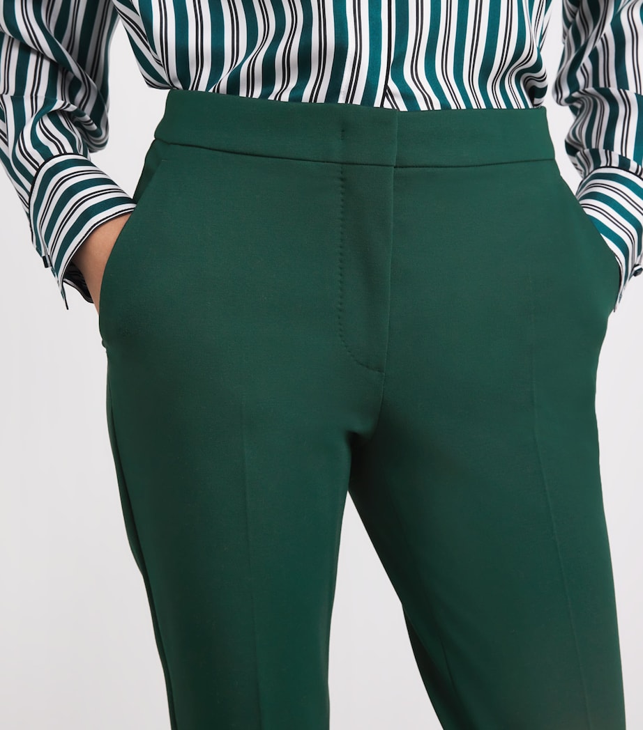 Tapered Trousers DARK GREEN Image 6
