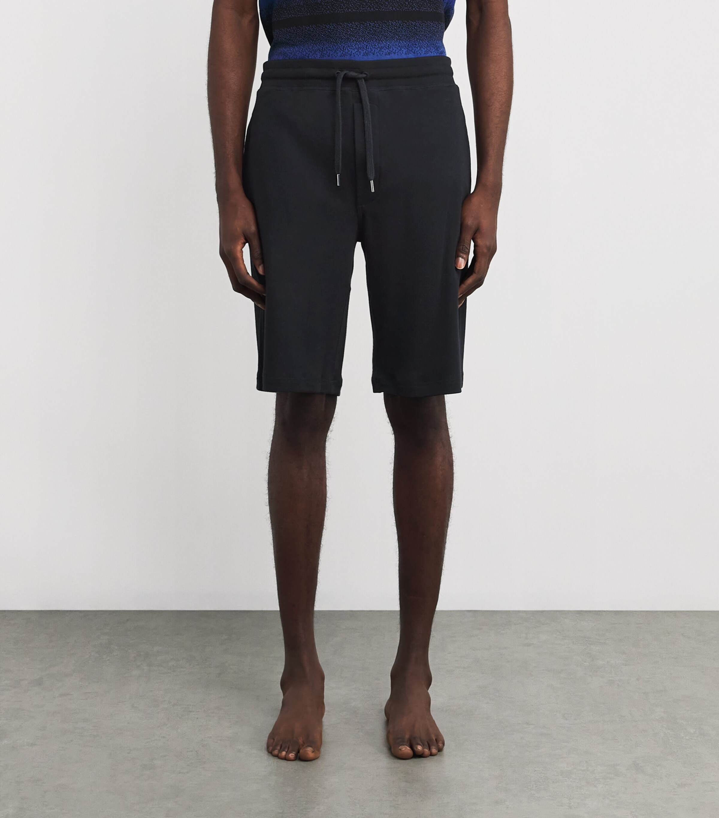 Paul Smith Mens Cotton Jersey Lounge Shorts Black Image 3