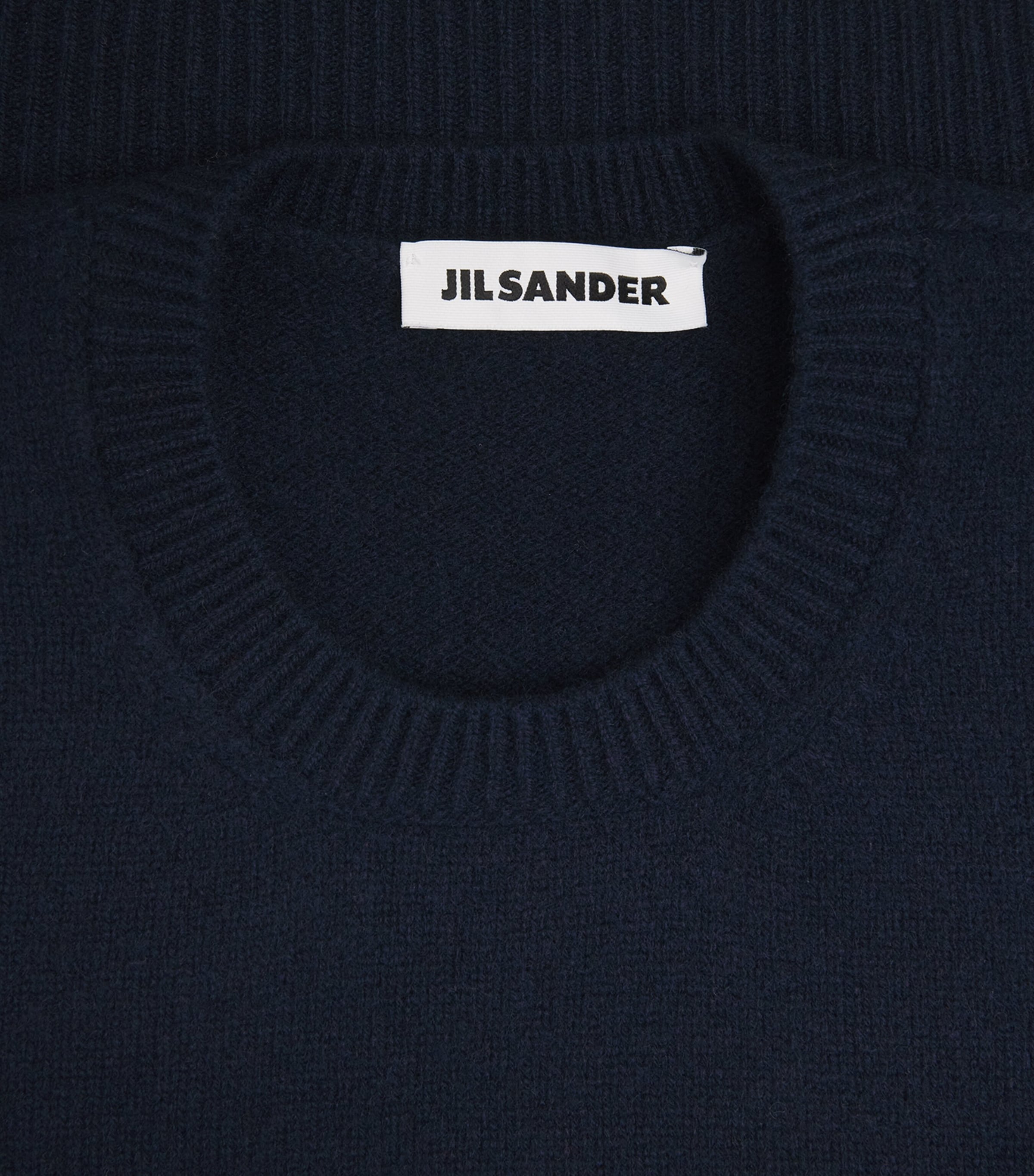 Jil Sander Womens Wool-Cashmere Sweater Ink Image 6