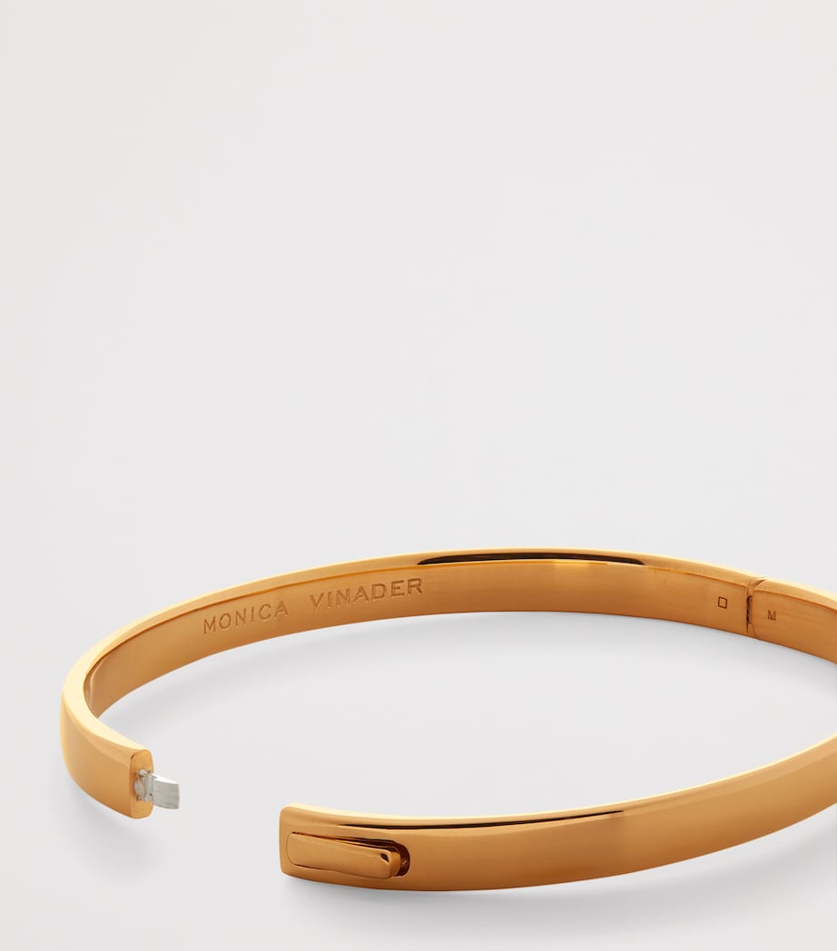 Gold Vermeil Essential Bangle 18K GOLD VERMEIL Image 3