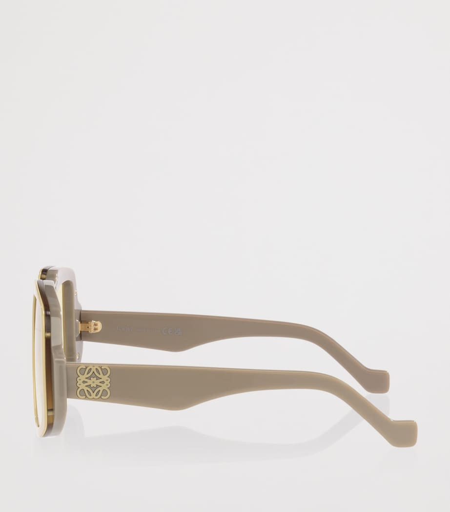 LOEWE Anagram Oversized Square Sunglasses Brown Image 3