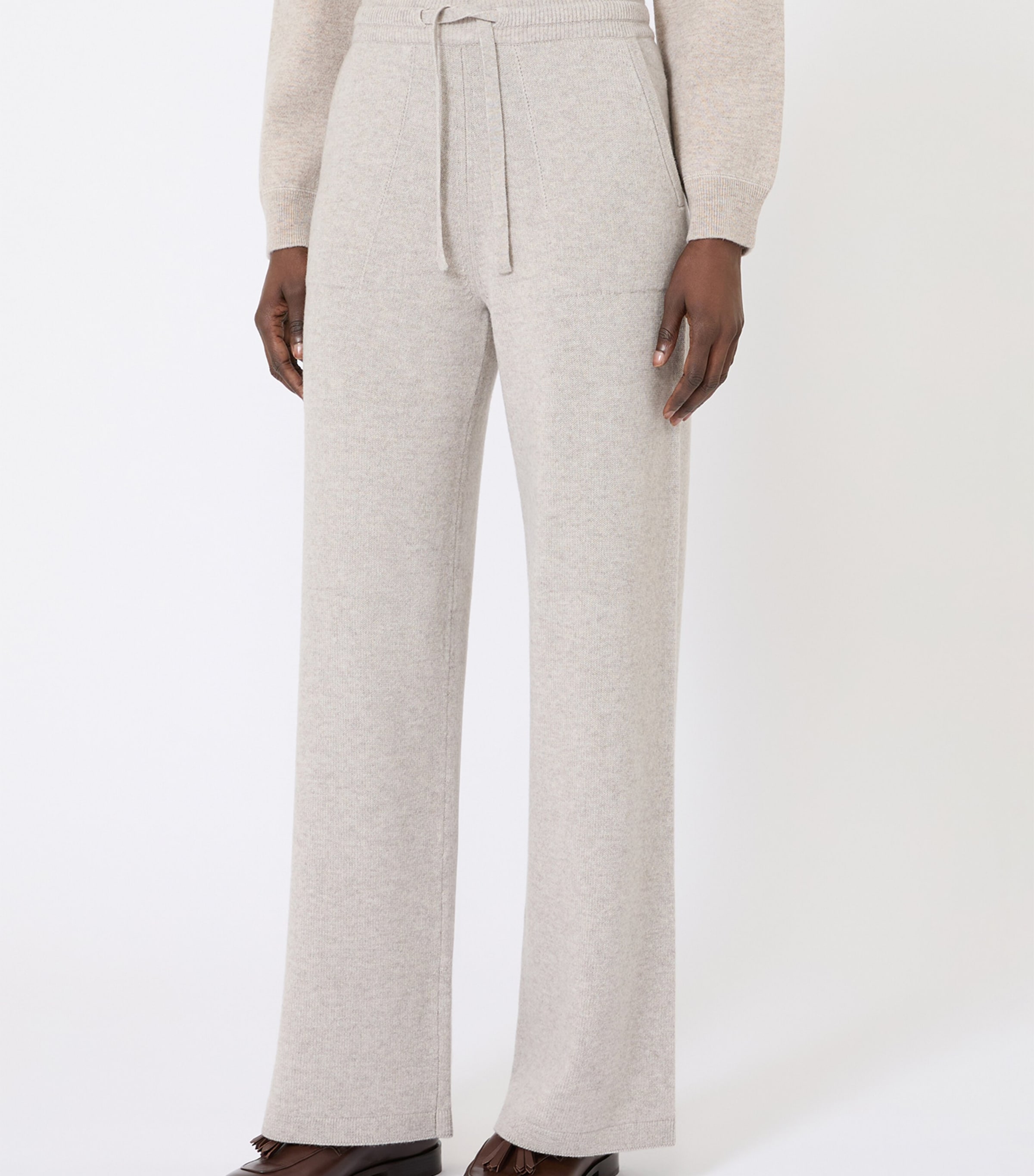 Wool-Cashmere Sweatpants BEIGE Image 3