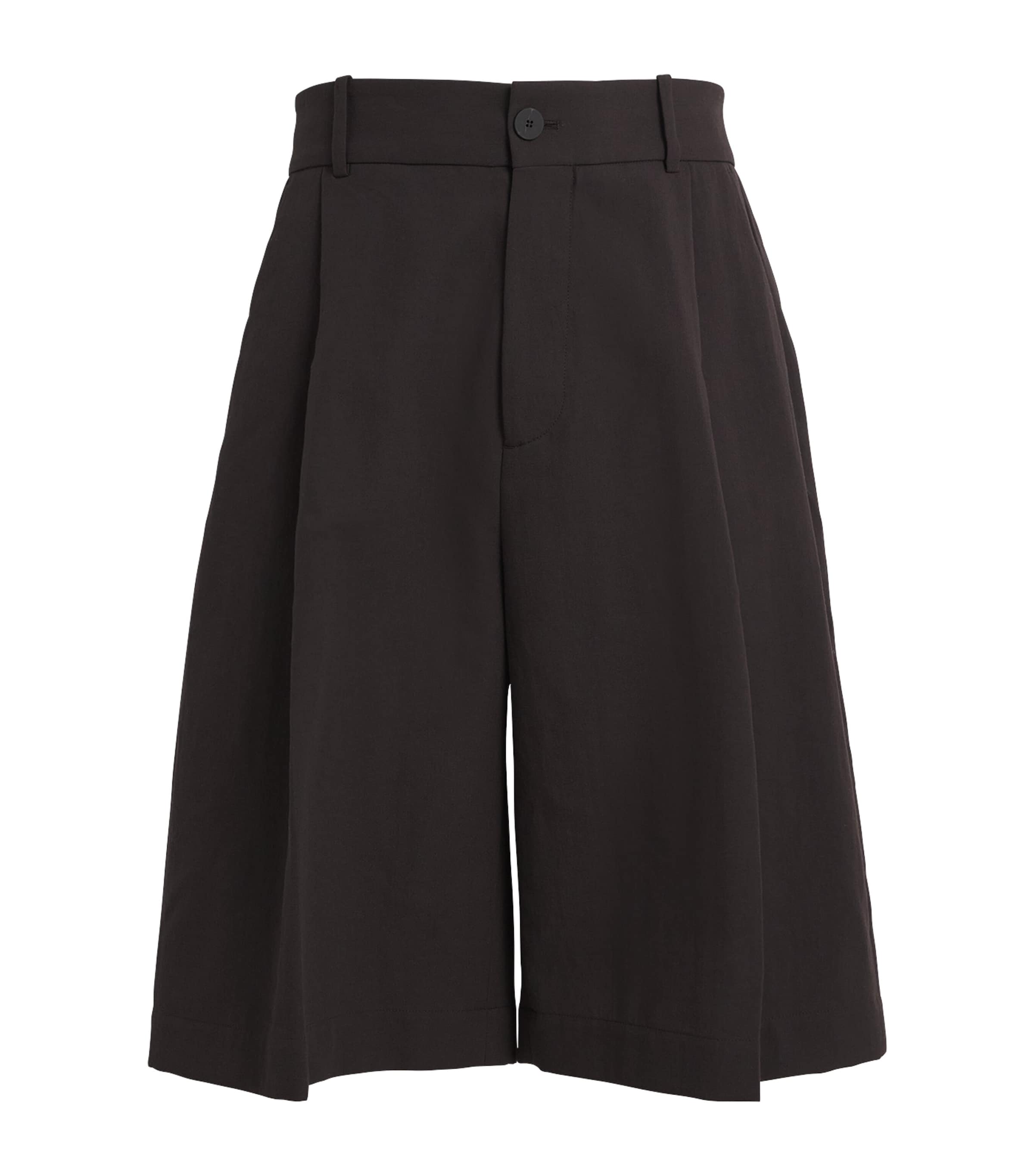 STUDIO NICHOLSON COTTON-BLEND FOWLD SHORTS