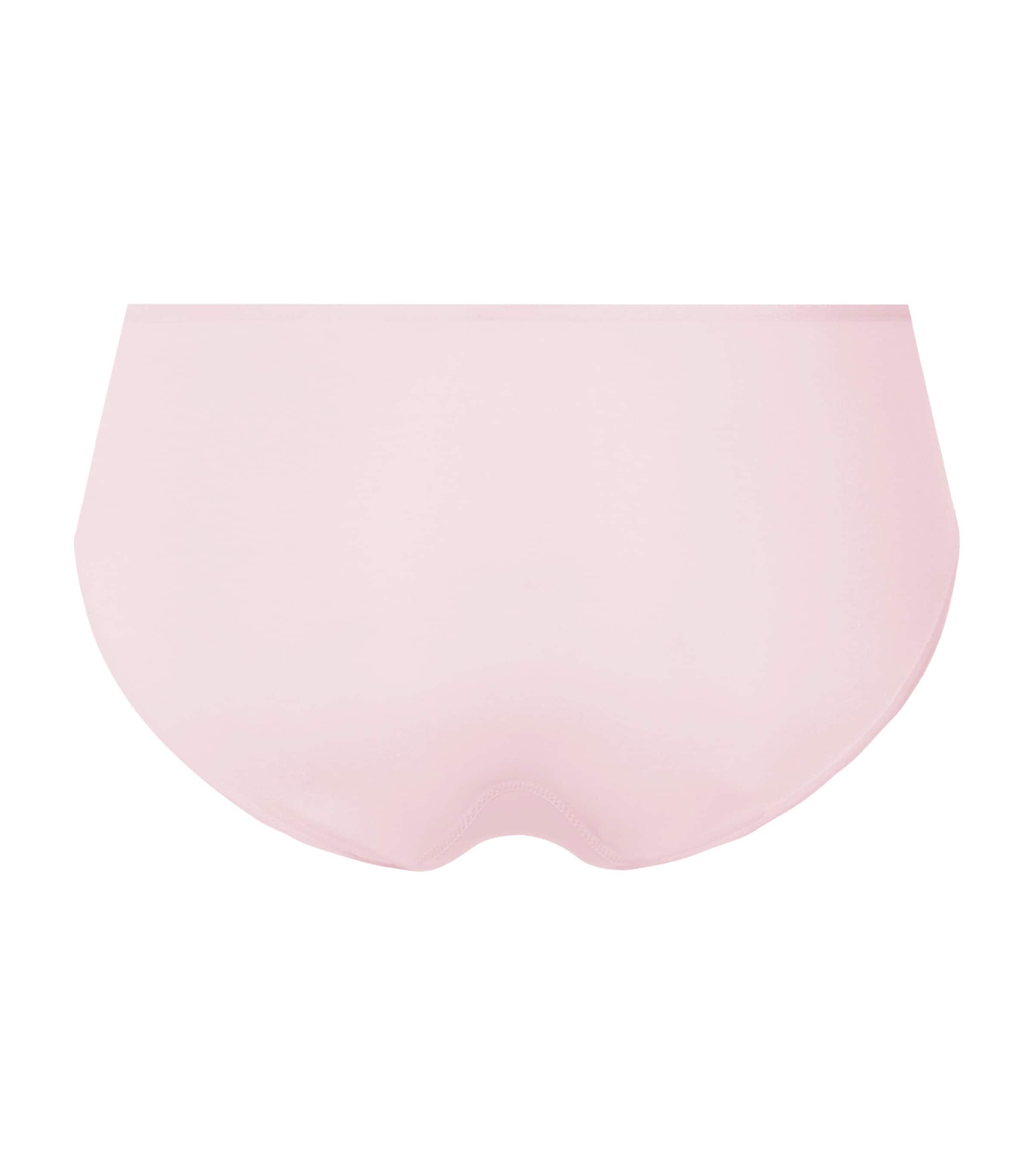 Hanro Womens Cotton Lace-Detail Rosaria Briefs Rose Bath Image 3