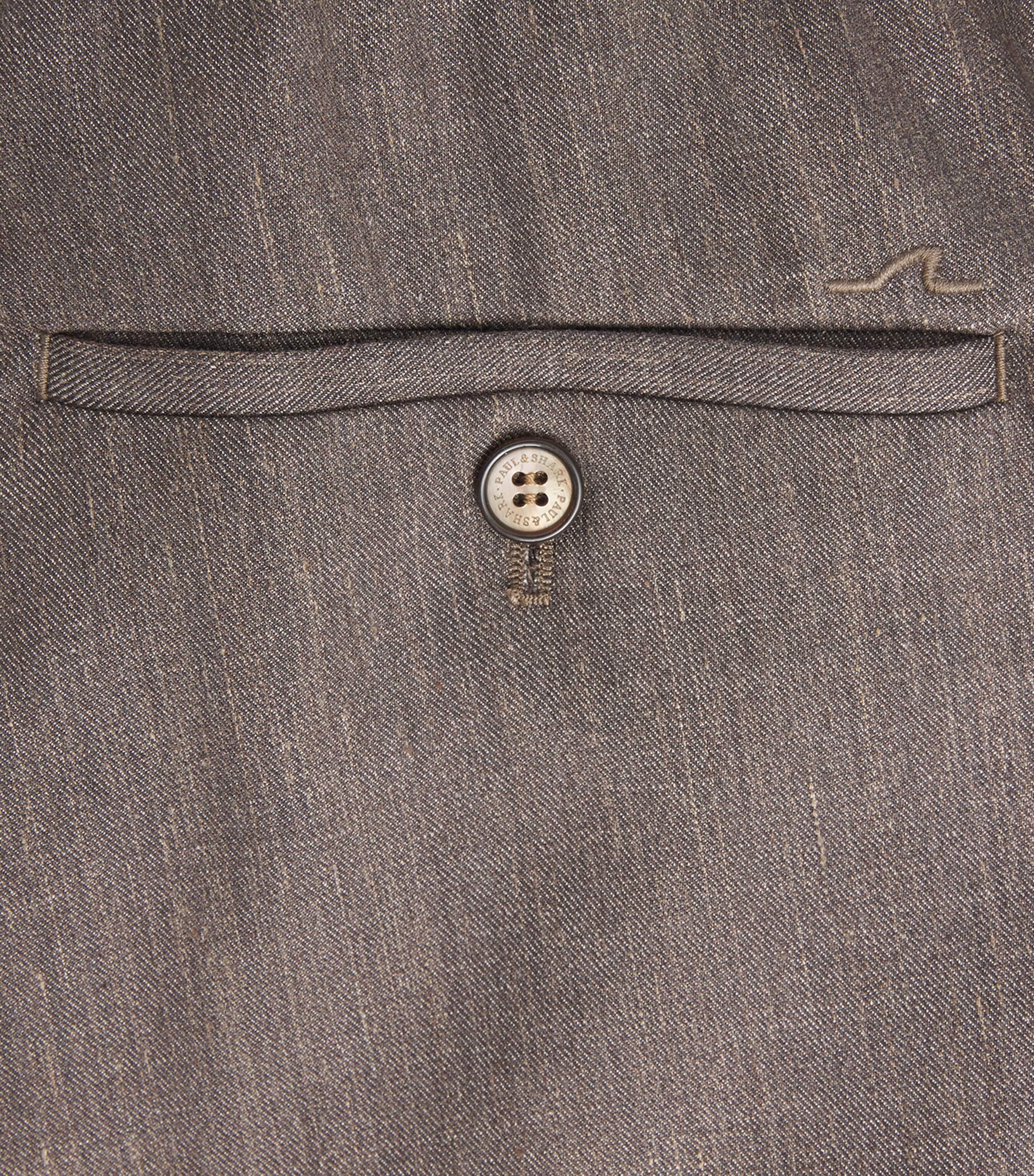 Paul & Shark Mens Jersely Lucca Chinos Dove Grey Image 6