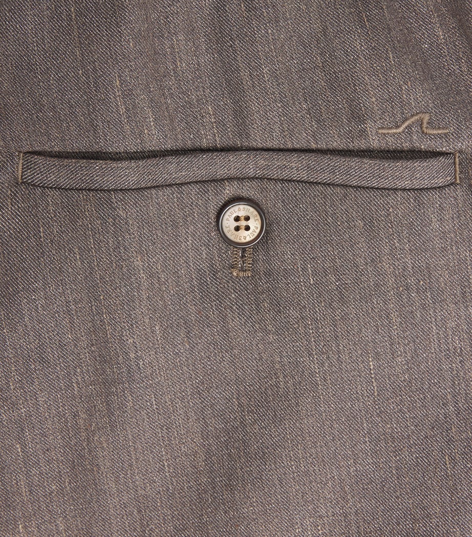 Paul & Shark Mens Jersely Lucca Chinos Dove Grey Image 6