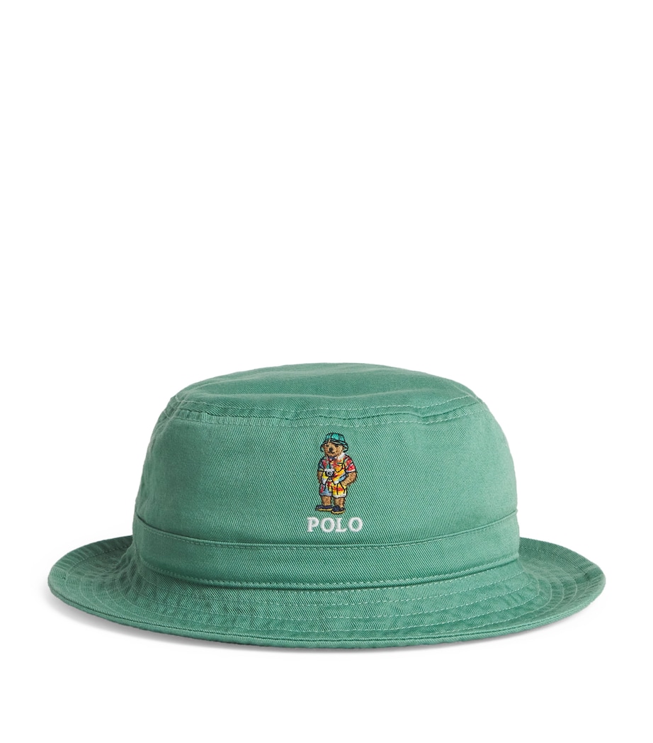 Polo Bear Bucket Hat GREEN Image 1