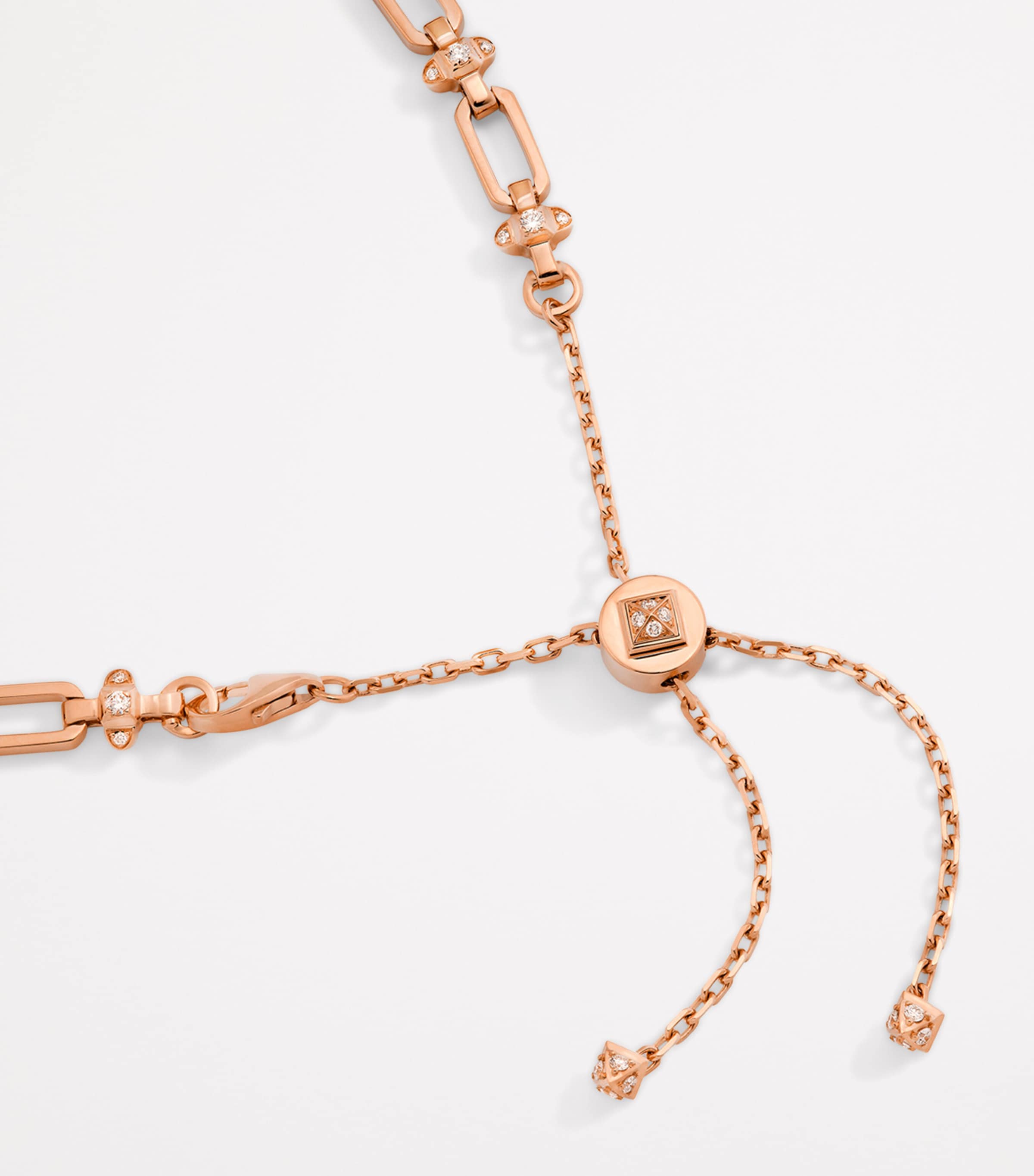 Rose Gold and Diamond Tip-Top Necklace ROSE GOLD Image 2