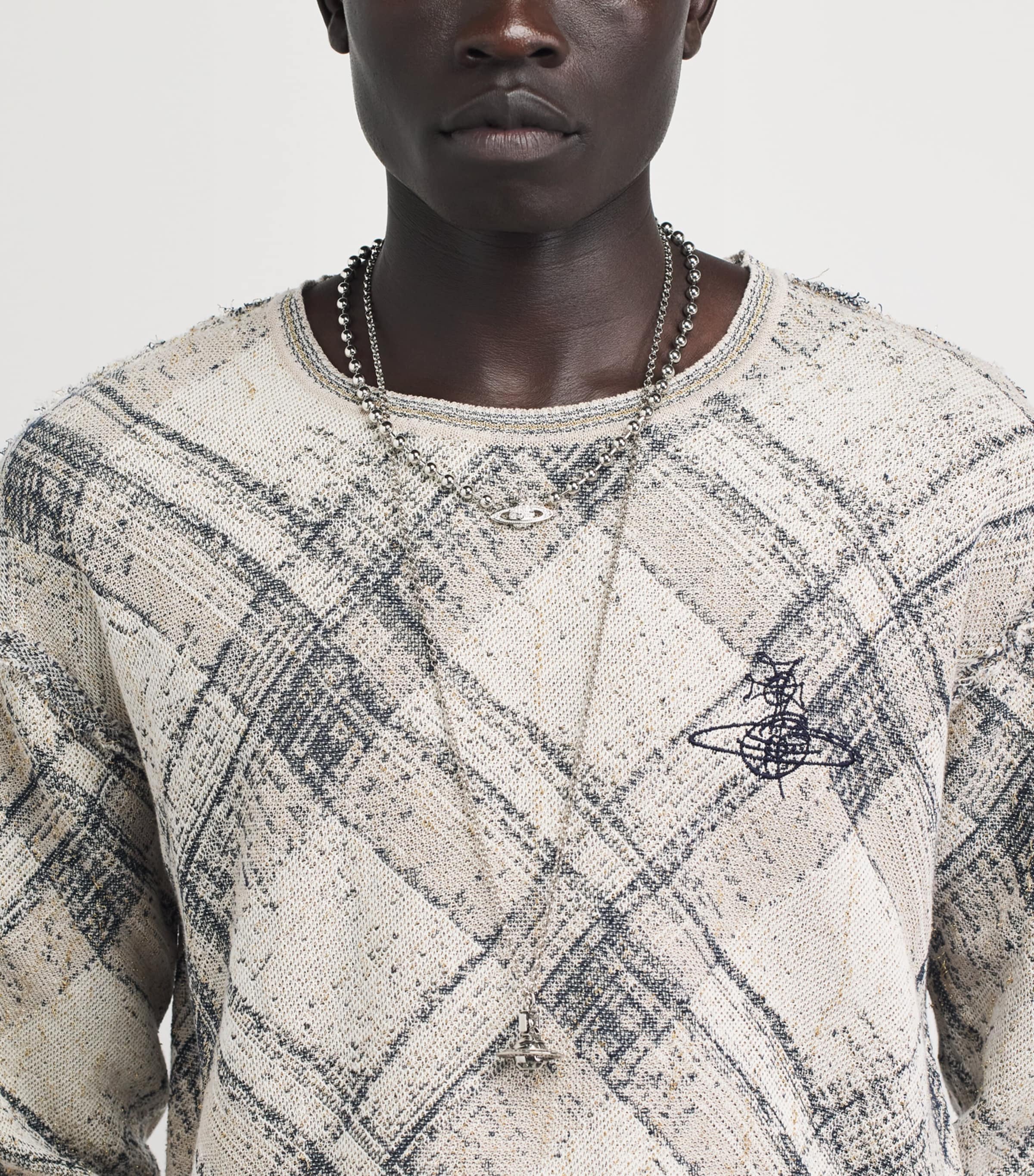 Vivienne Westwood Thames Beaded Chain Platinum Image 2