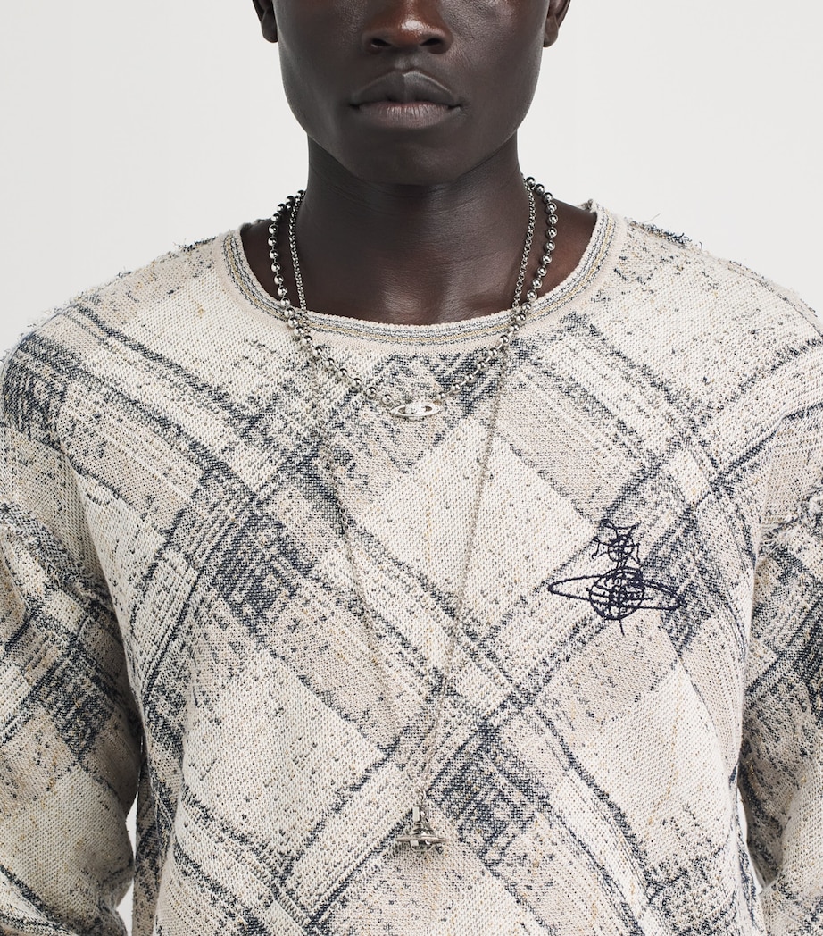Vivienne Westwood Thames Beaded Chain Platinum Image 2