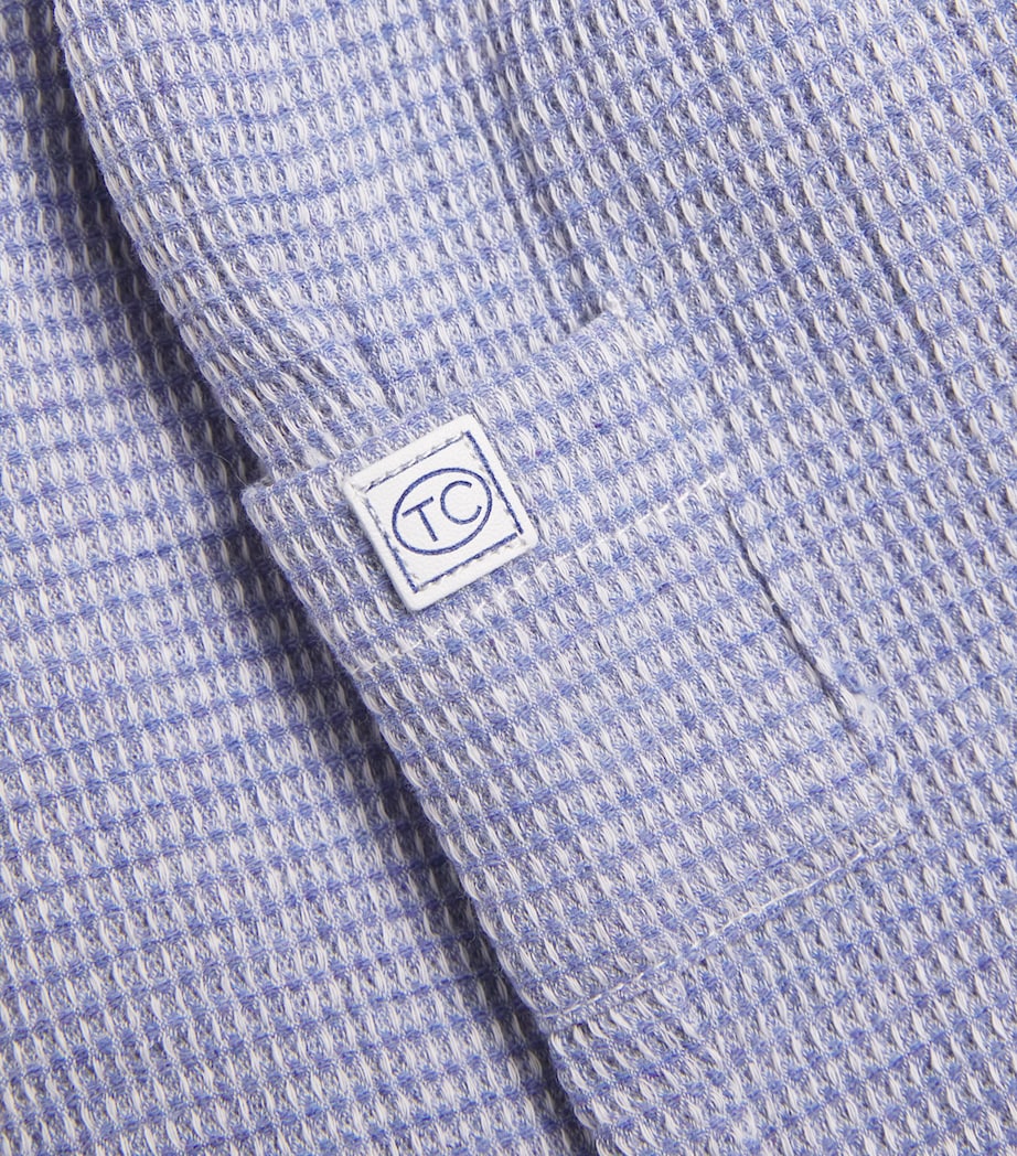 Tartine et Chocolat Cotton-Blend Striped Shorts (3-36 Months) Bleu Gris� Image 3