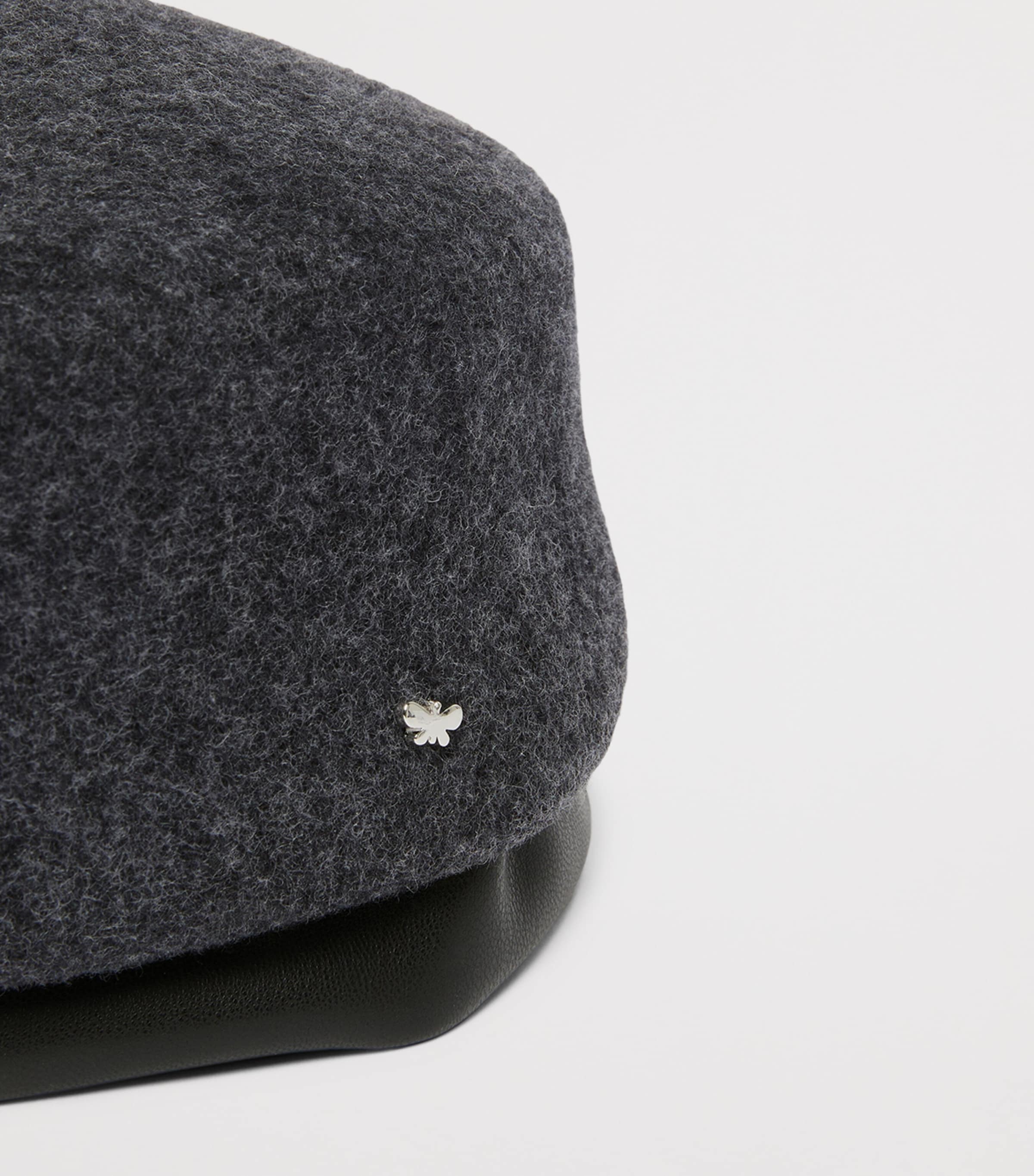 Weekend Max Mara Wool Beret Medium Grey Image 3