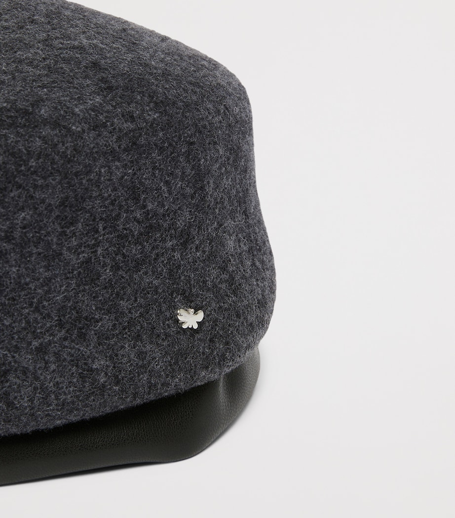 Weekend Max Mara Wool Beret Medium Grey Image 3