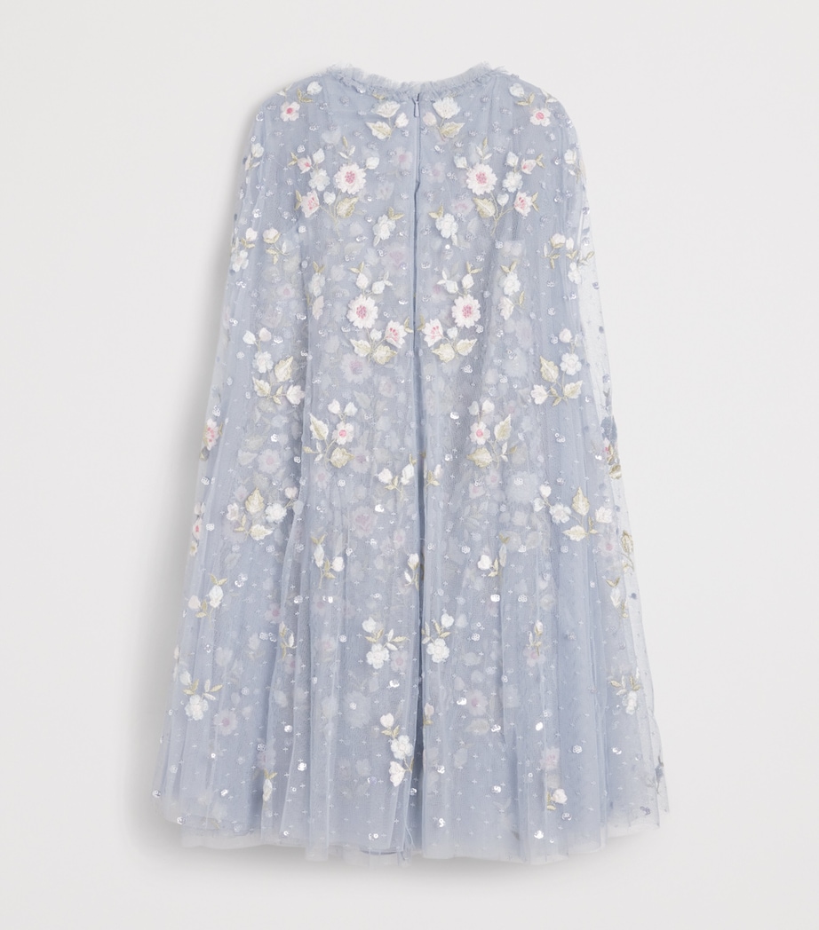 Needle & Thread Tulle Ethereal Blooms Cape Dress (8-12 Years) Skmskylight/mult Image 2