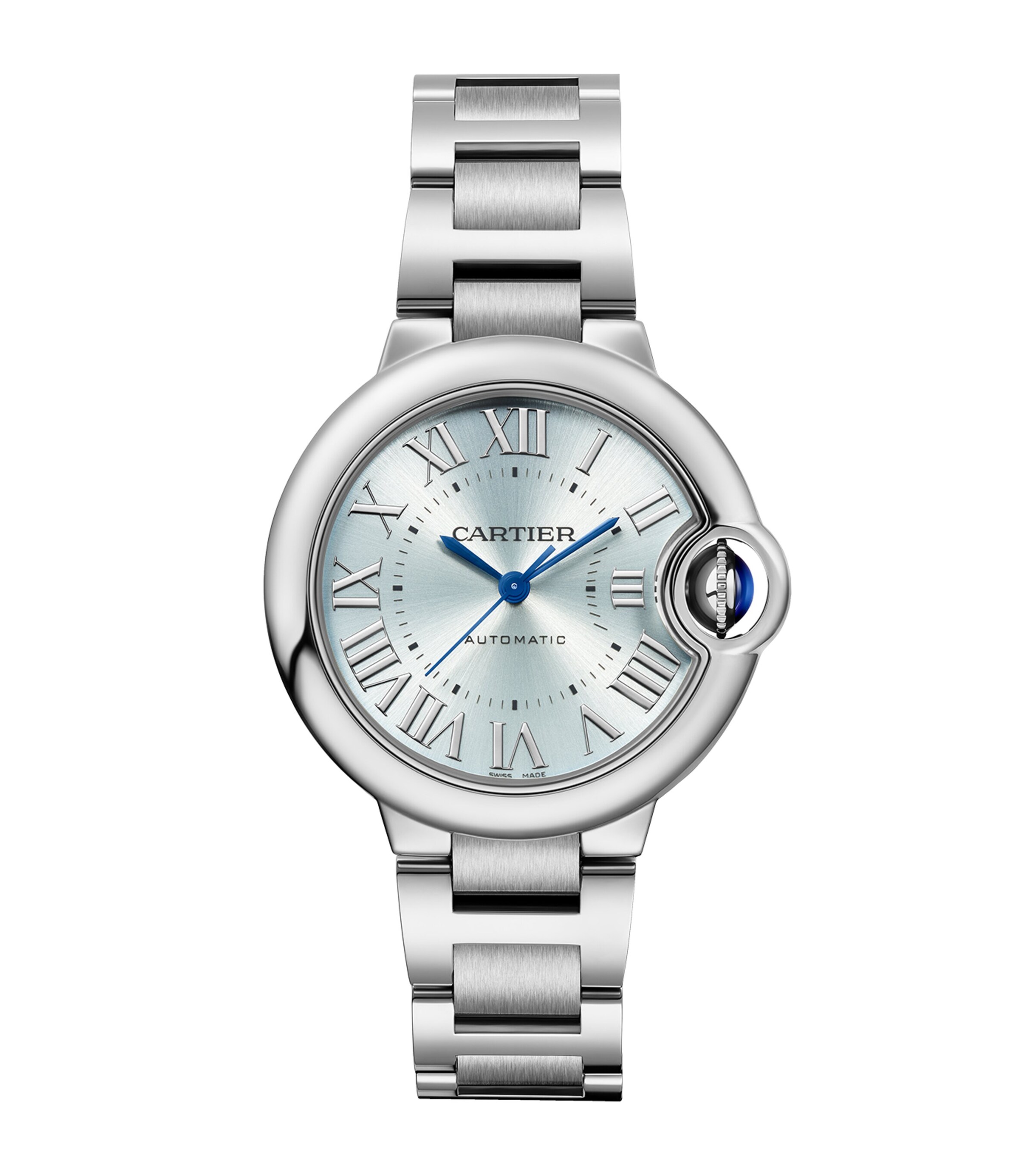 Cartier Stainless Steel Ballon Bleu de Cartier Watch 33mm Silver Image 1