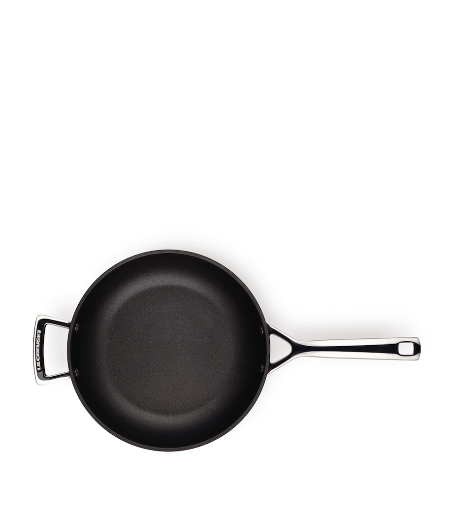 Toughened Non-Stick Deep Frying Pan (27cm) BLACK Image 2