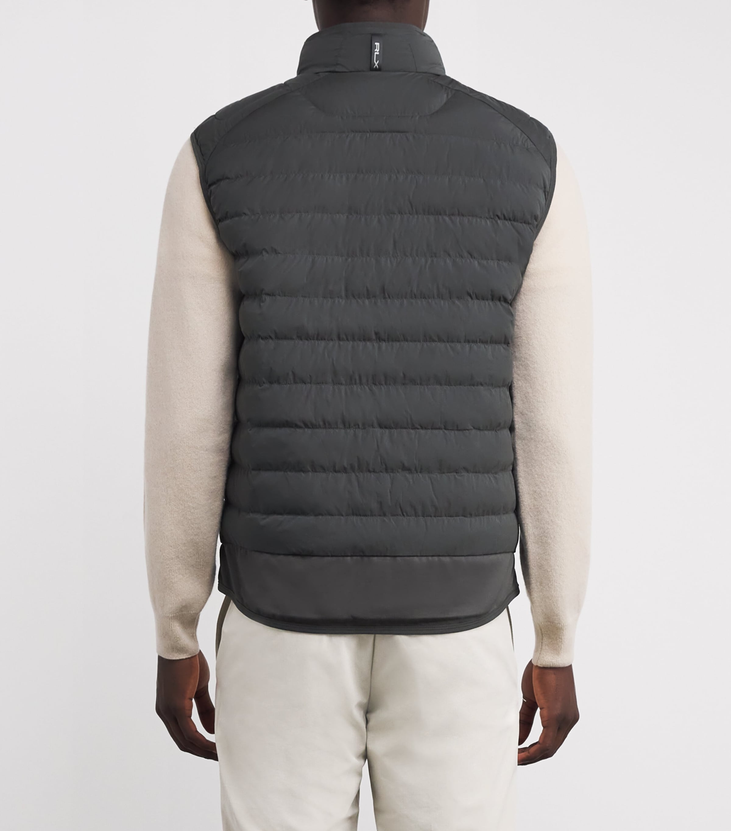 Quilted Polo Pony Gilet CHARCOAL GREY Image 4