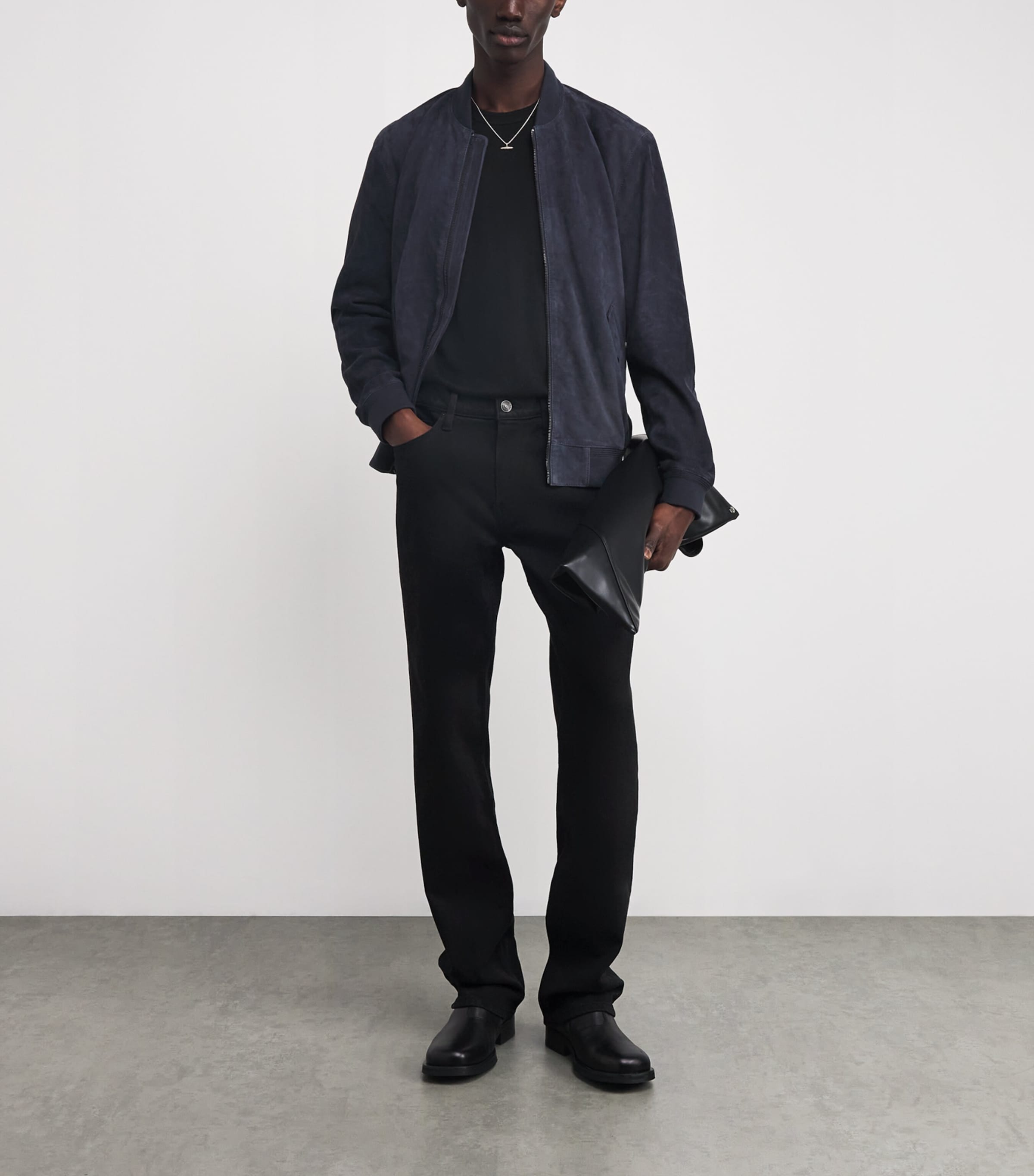 Stretch Cotton MacNeil Trousers BLACK Image 2