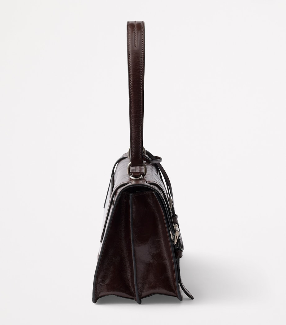 Prada Medium Leather Shoulder Bag Image 5