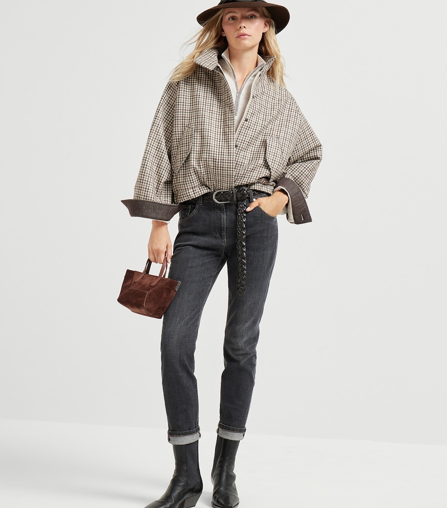 Wool-Cashmere Half-Zip Sweater C9610 Image 4