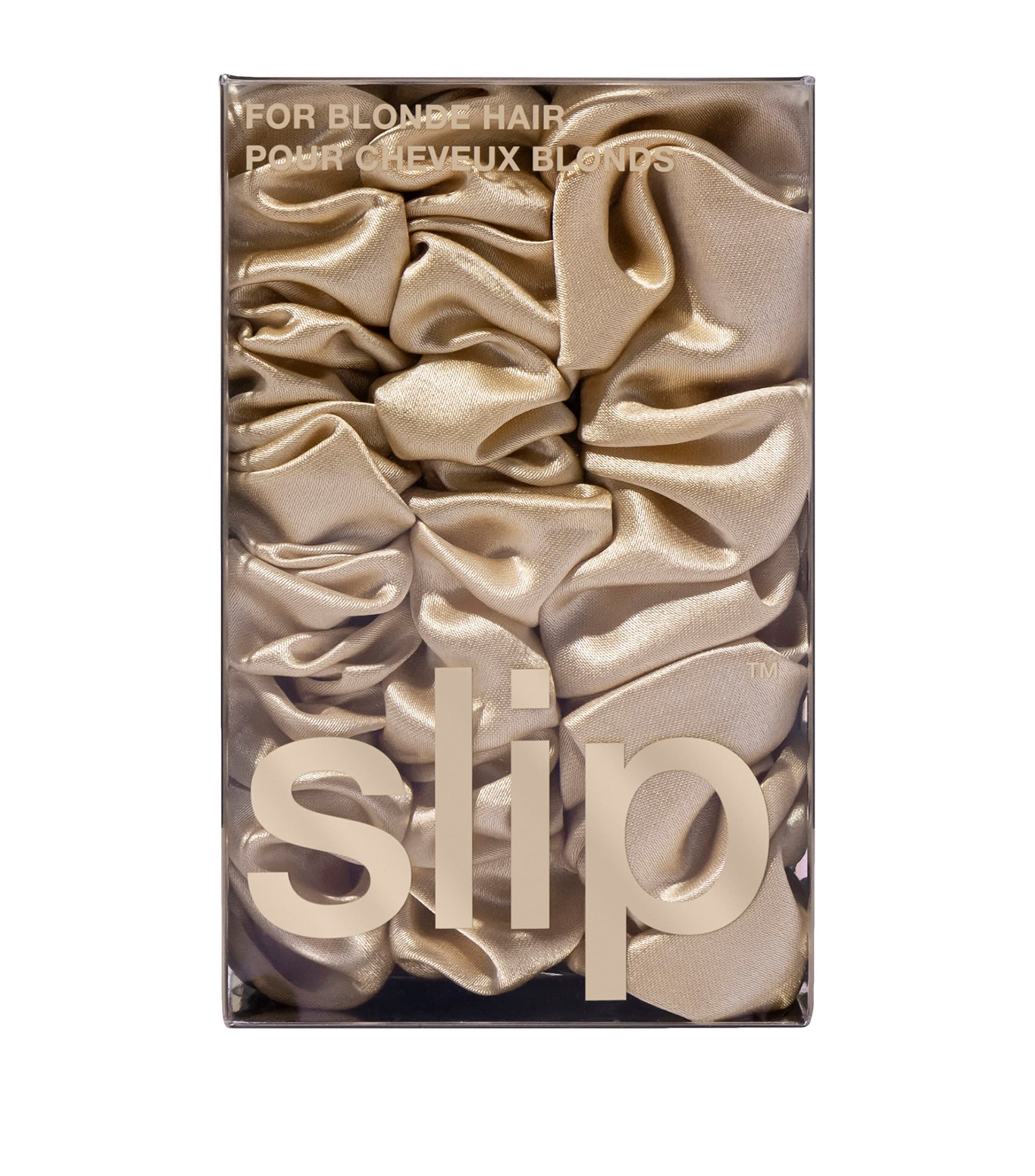 Silk Back To Basics Scrunchies (Set of 3) BLONDE Image 2