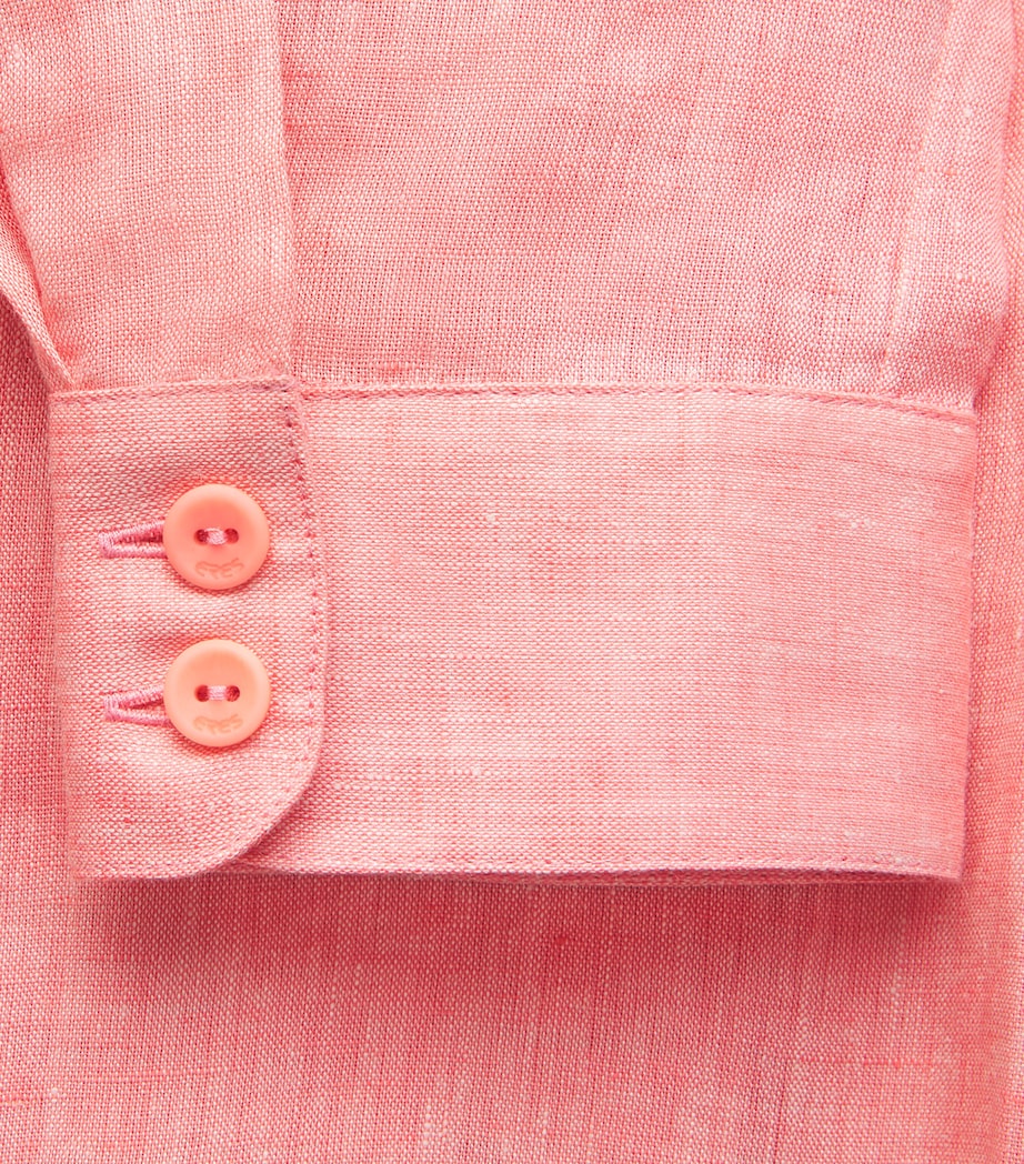Eres Womens Linen Exact Shirt Gourmand Image 7