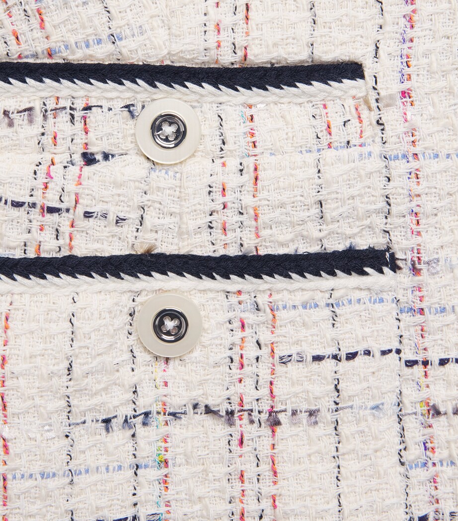Tweed Celeste Dickey Jacket W0202 OFF WHT MULTI Image 5