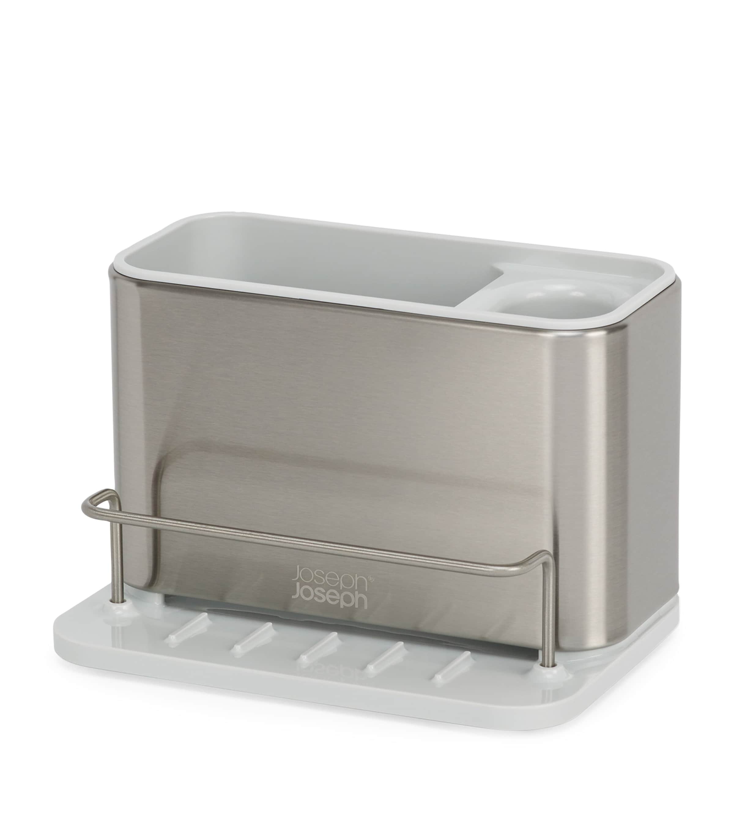 Joseph Joseph Stainless-Steel Surface Sinky Tidy Light Stone