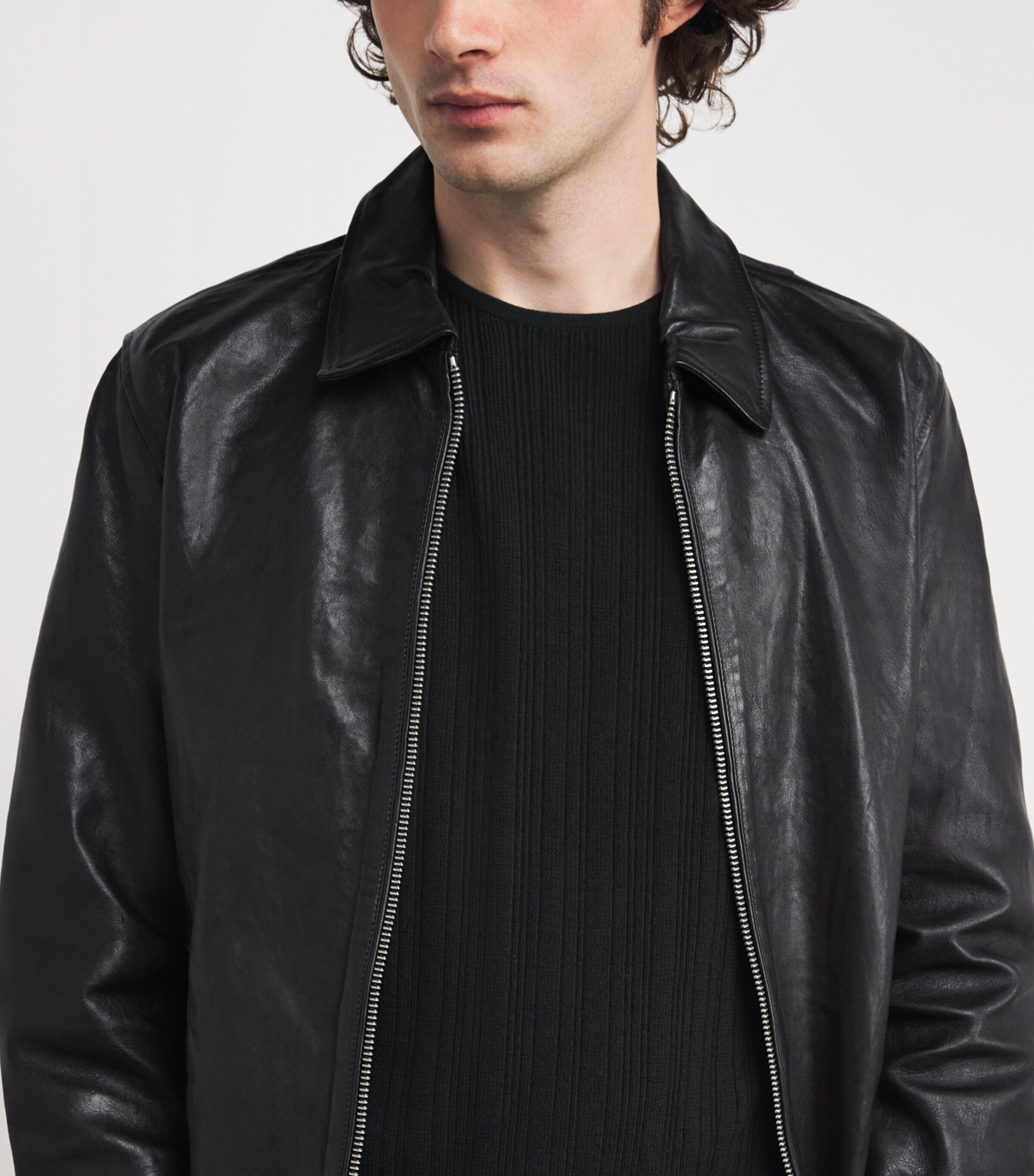 Wool-Cashmere Crawford T-Shirt BLACK Image 6