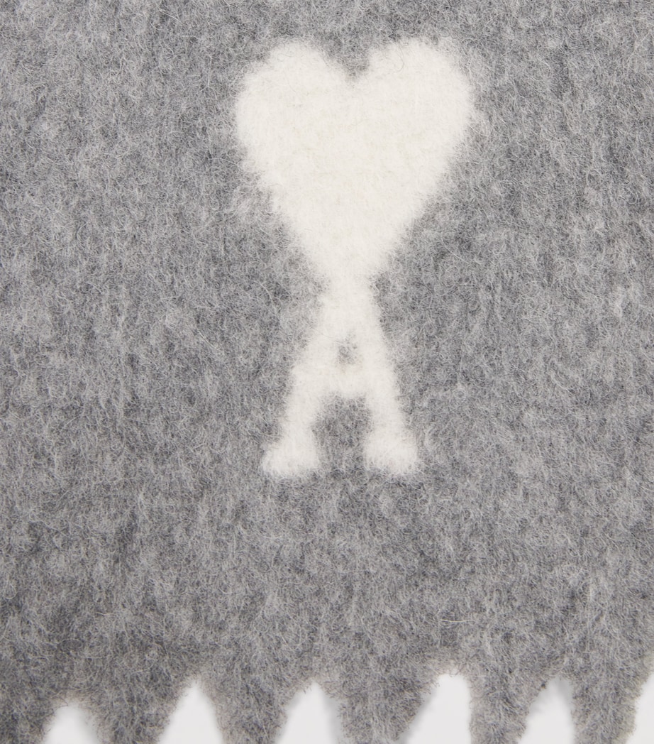 Alpaca-Blend Ami de Coeur Scarf 050 - GRIS Image 4