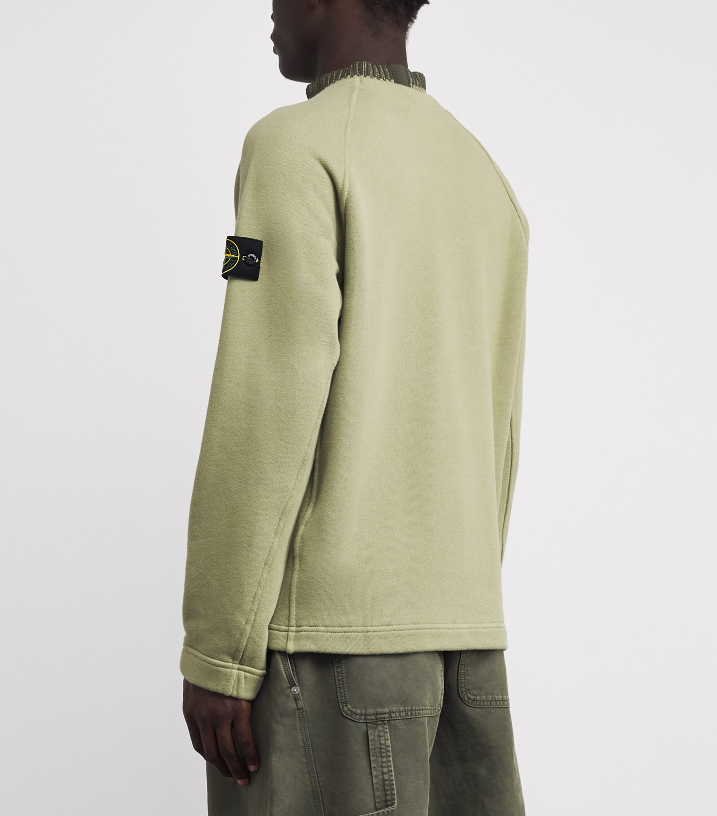 Cotton High-Neck Sweatshirt V0055 Image 4