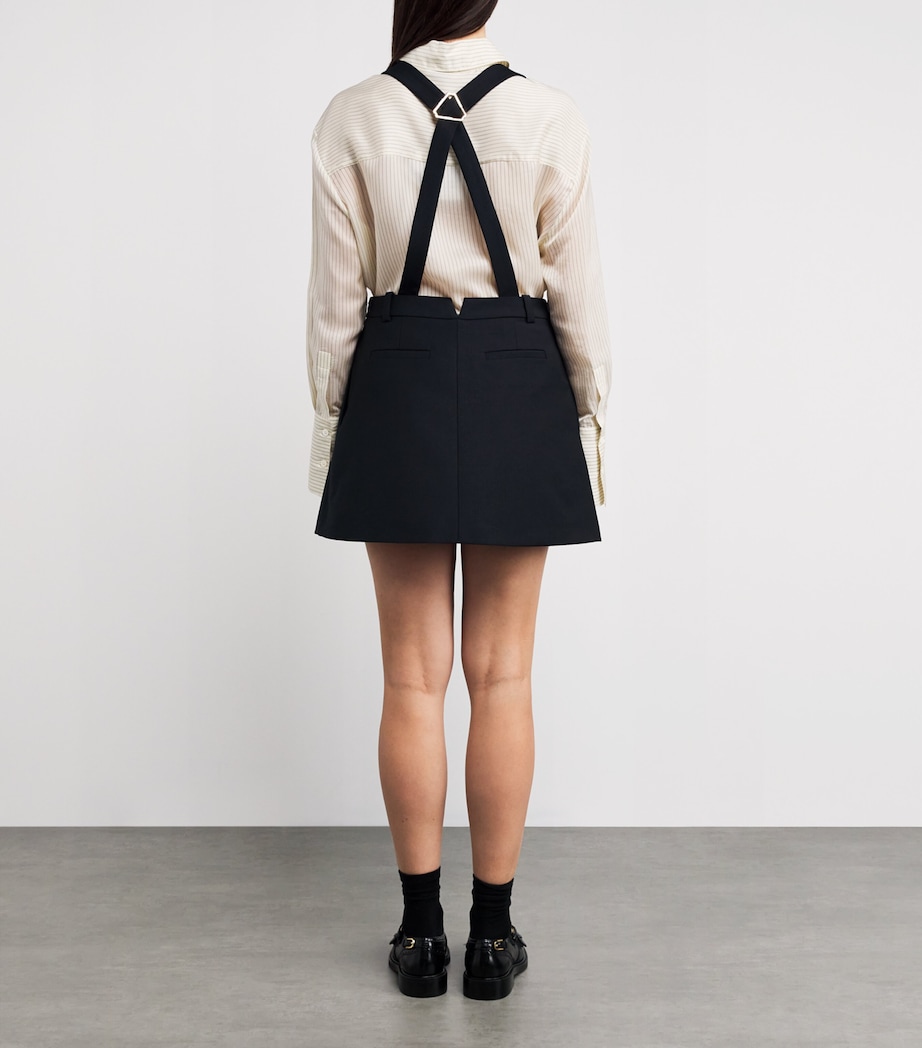 Pinafore Mini Dress NAVY Image 3