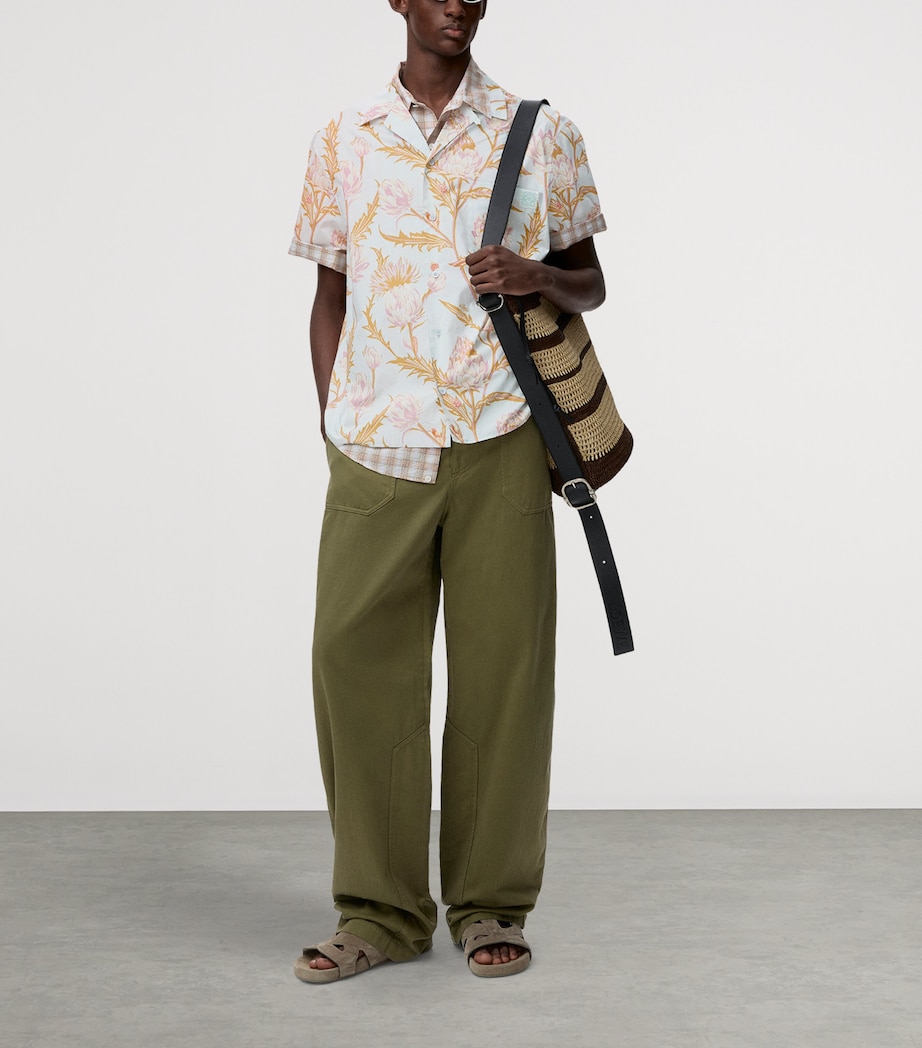 LOEWE Mens x Paula’s Ibiza Artichoke Shirt Light Blue/multicolo Image 2