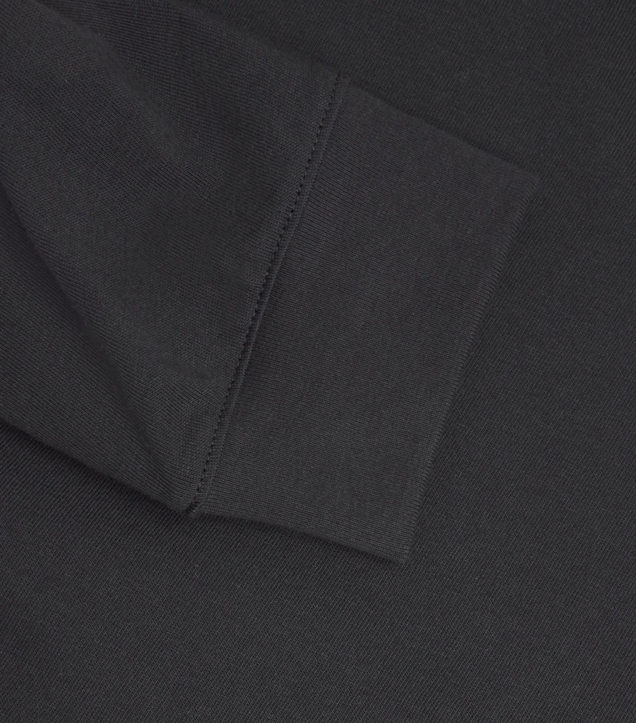 Cotton Long-Sleeve T-Shirt ONYX Image 5