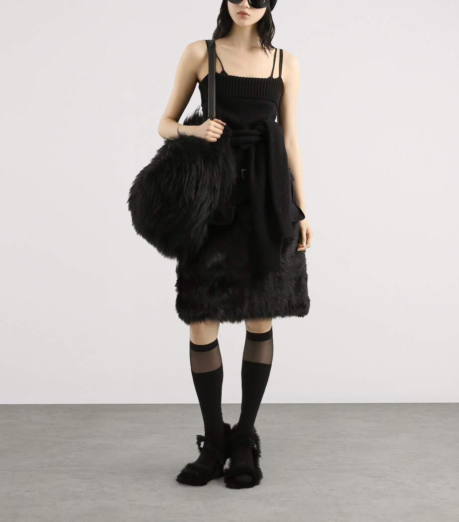 Wool-Blend Tank Top N0000-BLACK Image 2