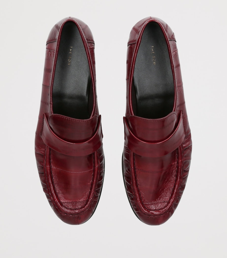 Soft Eel Loafers RED Image 4