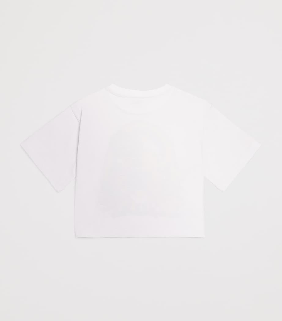 Cotton Rainbow Graphic T-Shirt (3-14+ Years) 100WHITE Image 2
