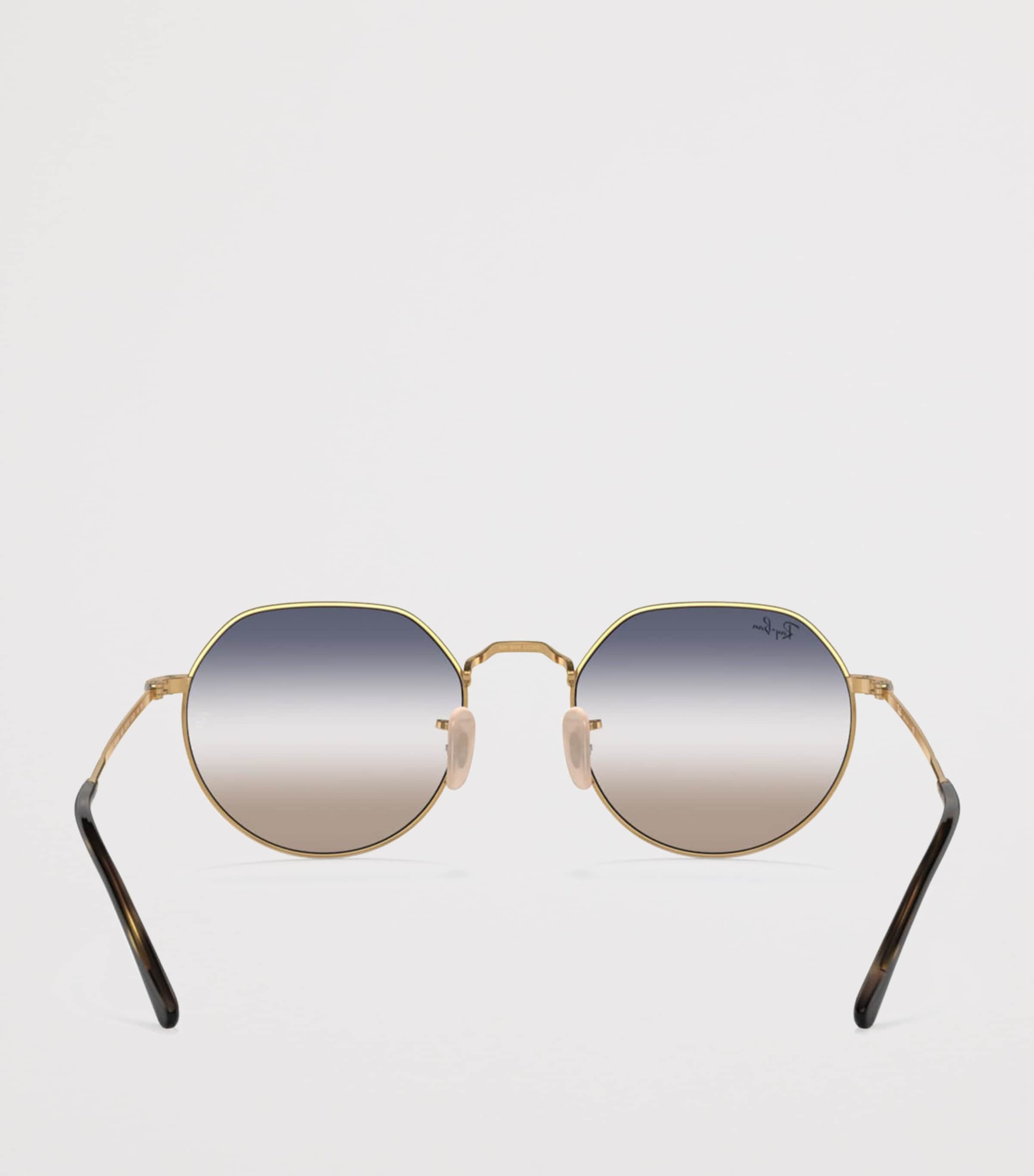 Ray-Ban Metal Jack Round Sunglasses Gold Image 4
