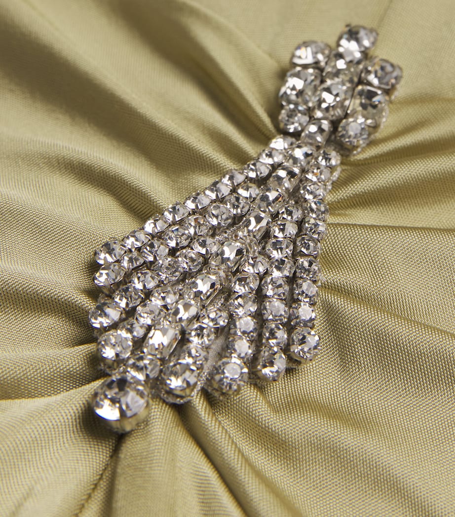 Long-Sleeve V-Neck Gown 6211 PISTACHIO Image 5