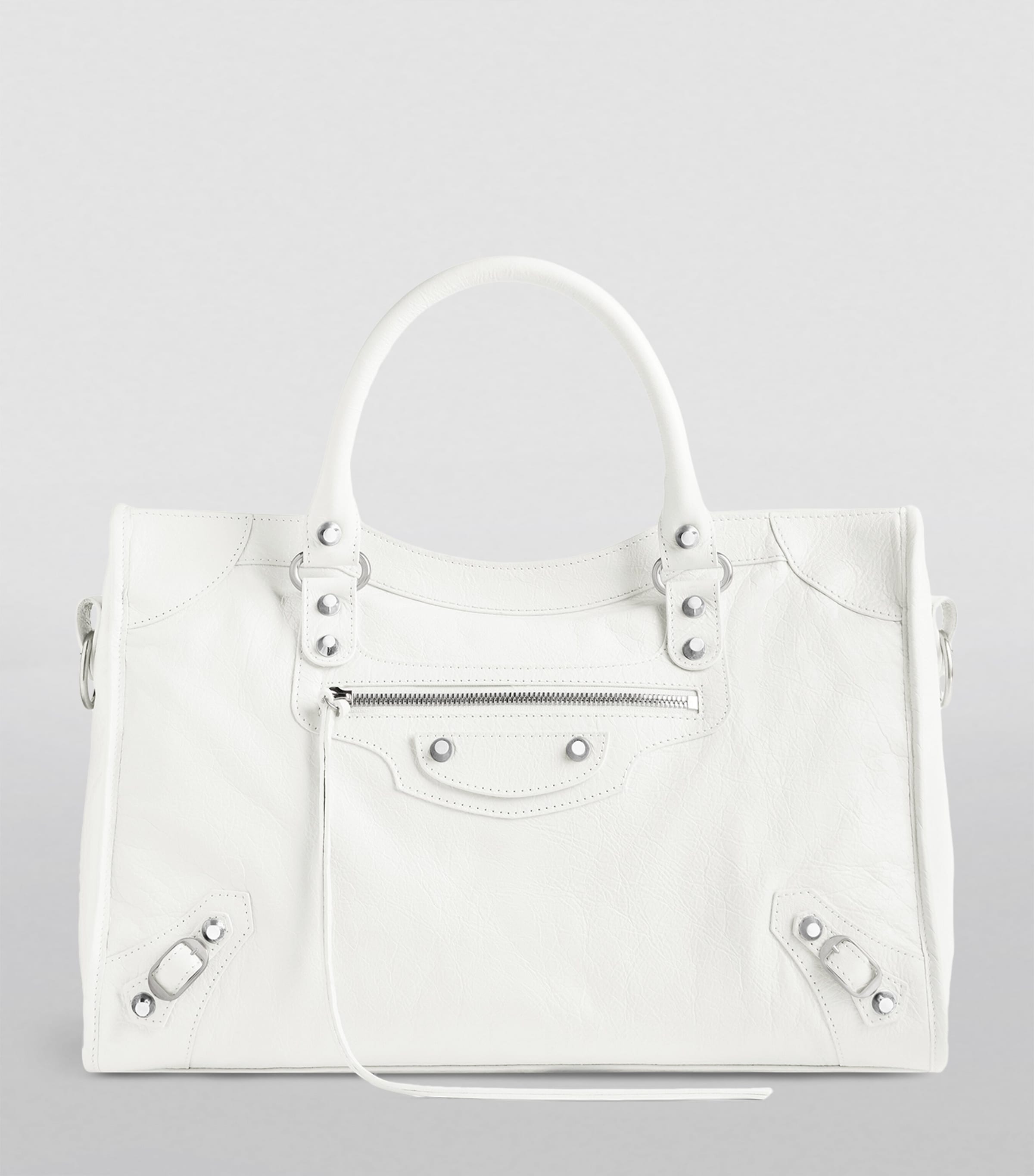 ハンドバッグ BALENCIAGA WHITE LEATHER LE CITY FIRST HANDBAG Women's Le City First Bag in White | Balenciaga US